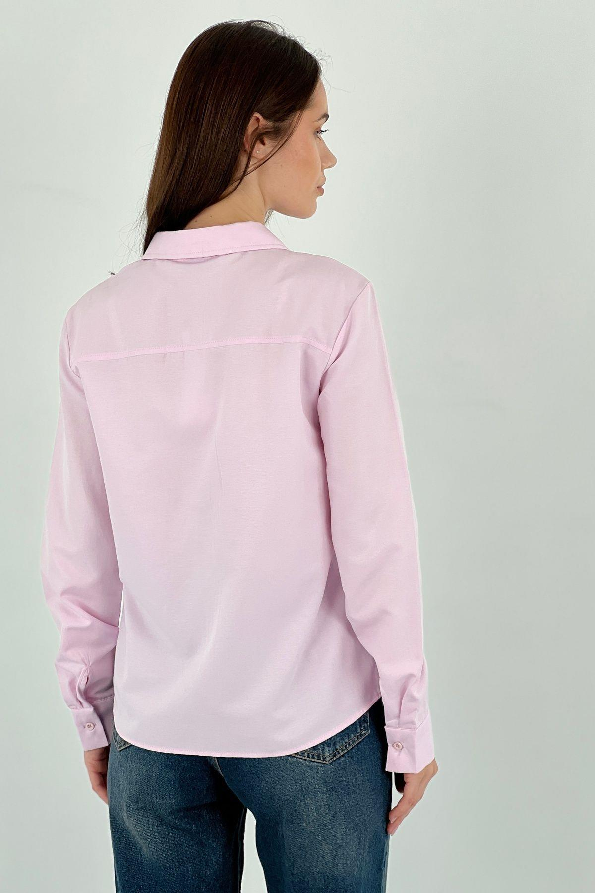 Kadın Polo Yaka Basic Slim Fit Cepli Gömlek-27390