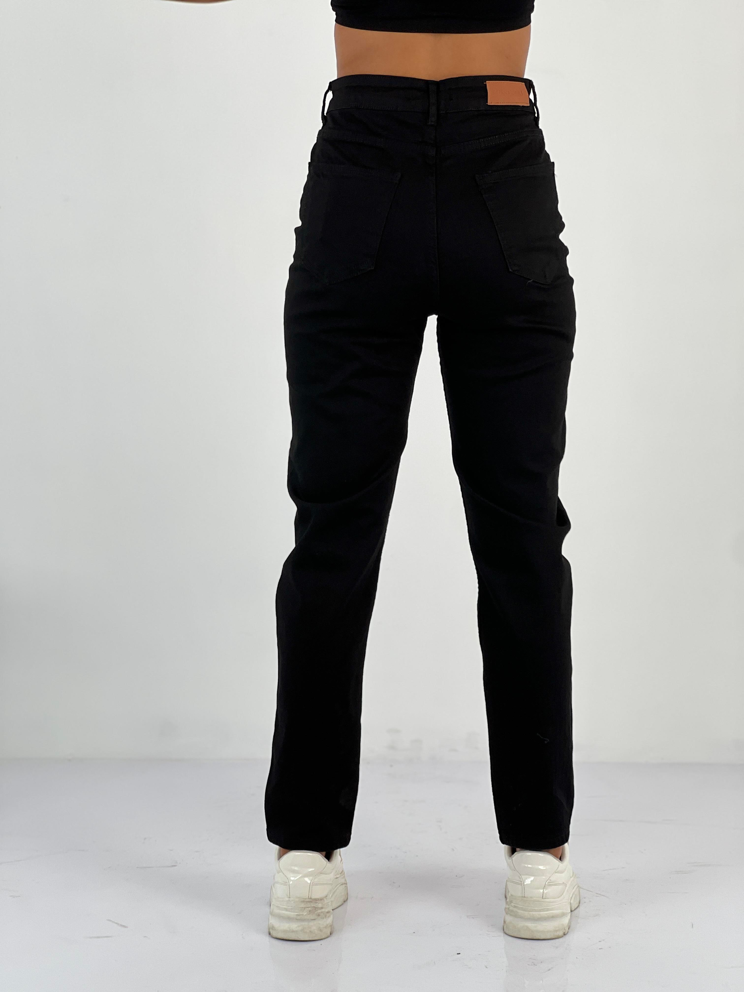 Kadın Yüksek Bel Mom Jean Pantolon-72738