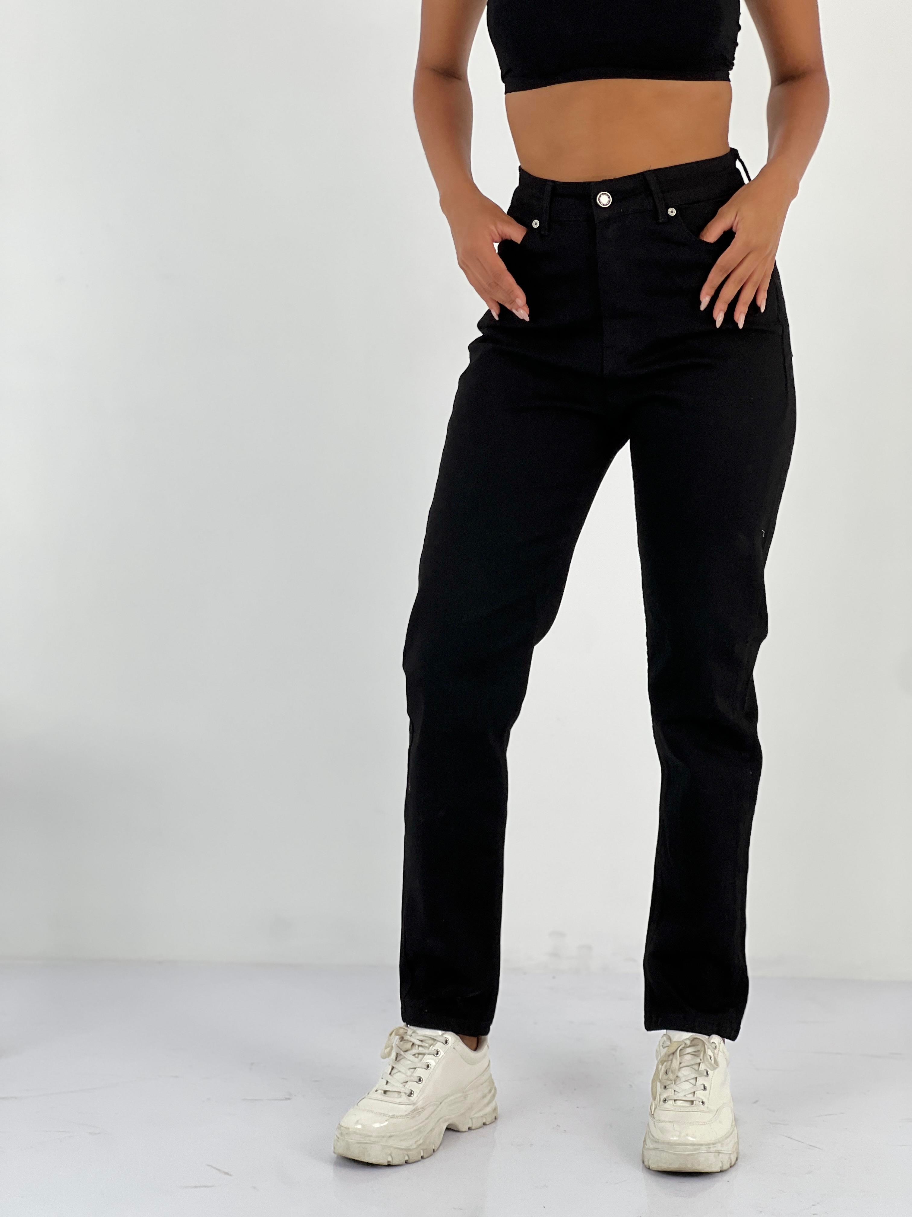 Kadın Yüksek Bel Mom Jean Pantolon-72738