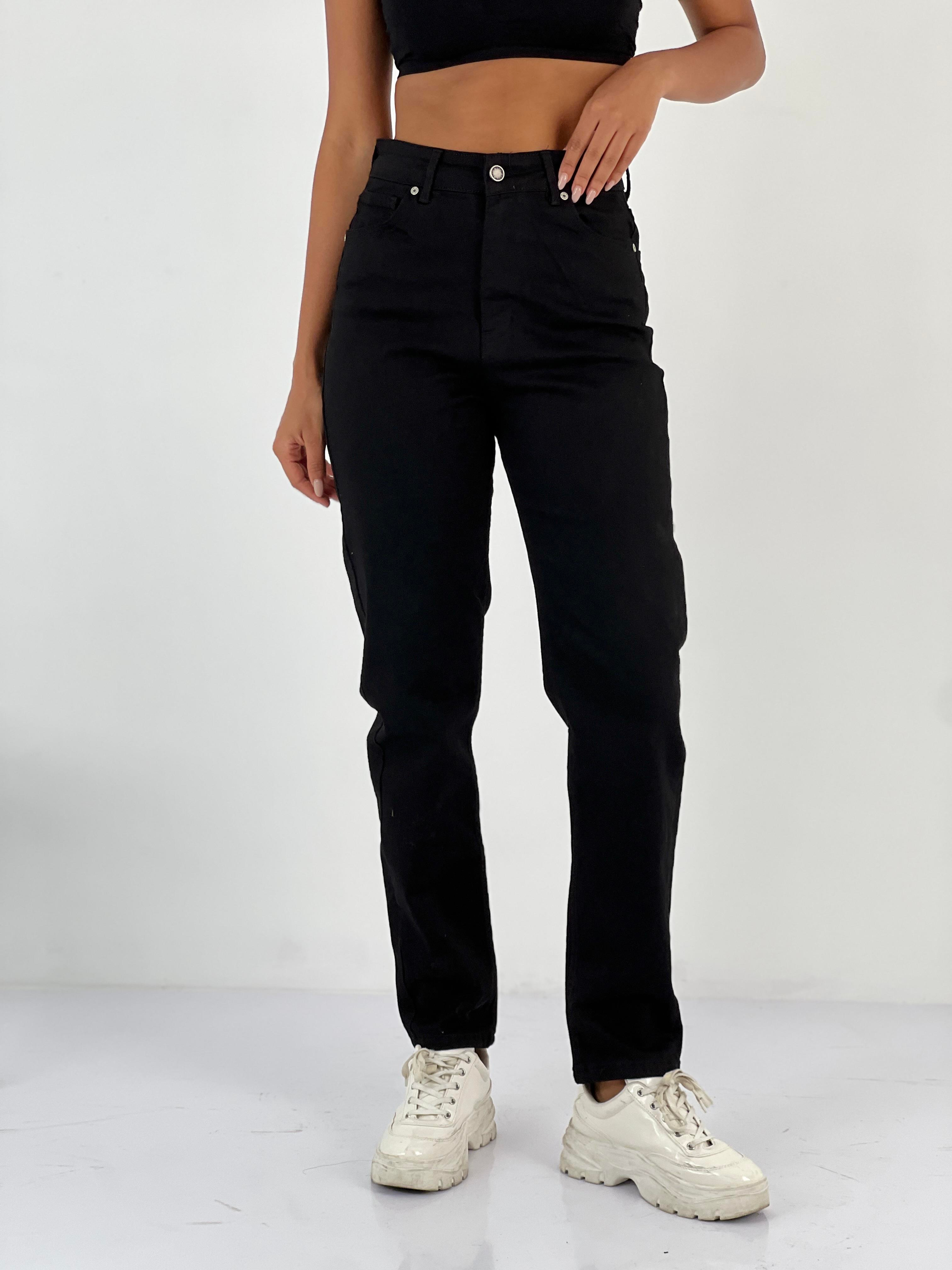 Kadın Yüksek Bel Mom Jean Pantolon-72738