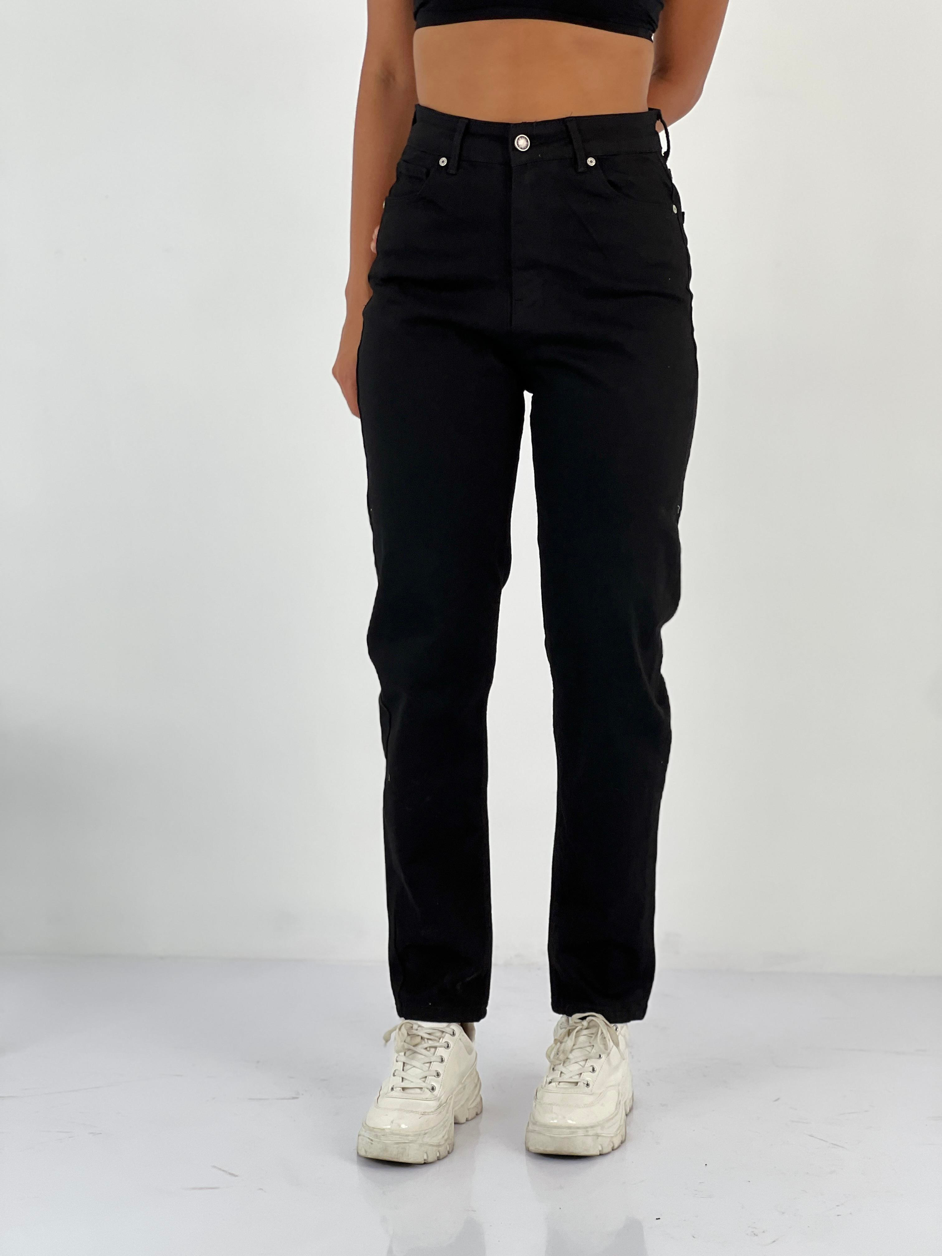 Kadın Yüksek Bel Mom Jean Pantolon-72738