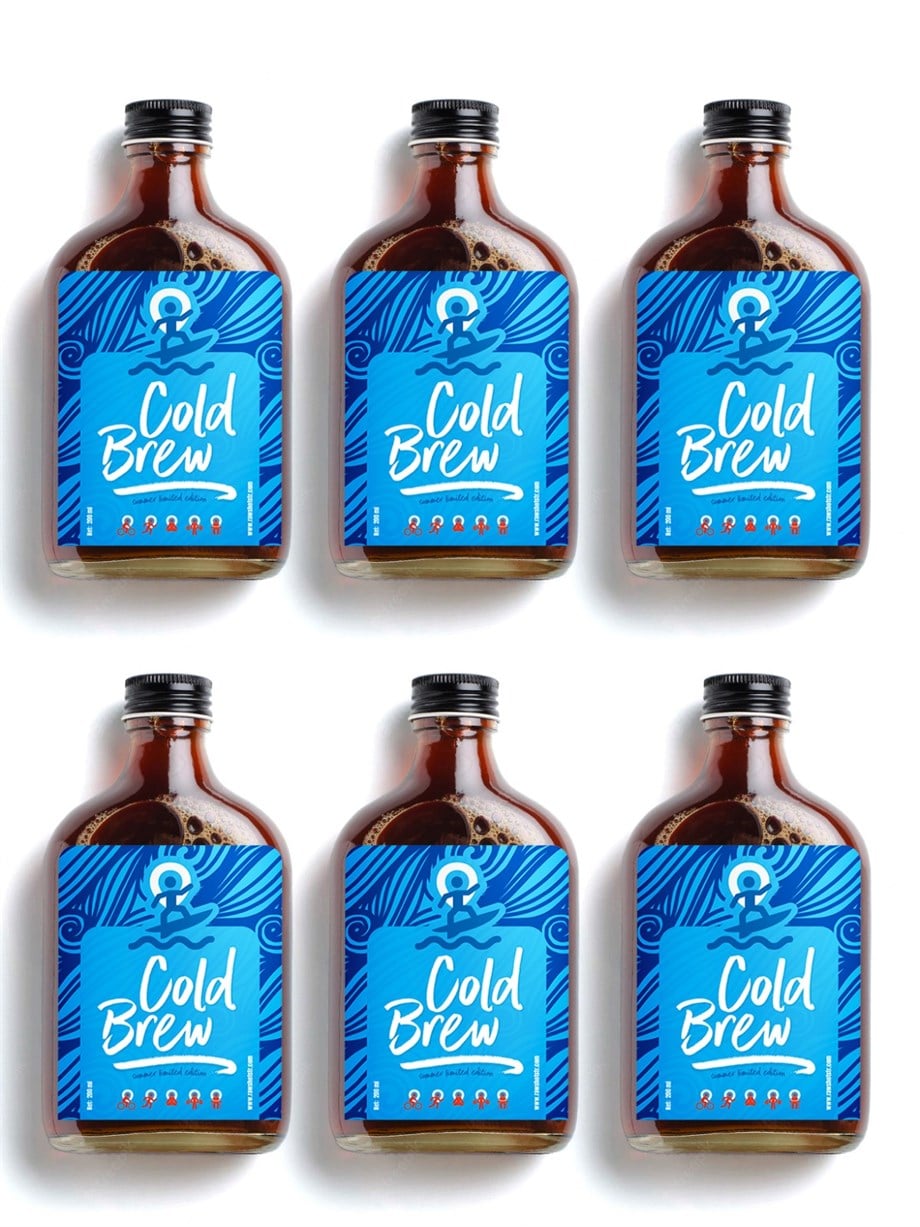 Cold Brew Soğuk KahveRawShots Cold Brew Yaz Serisi Soğuk Kahve 6'lı Set