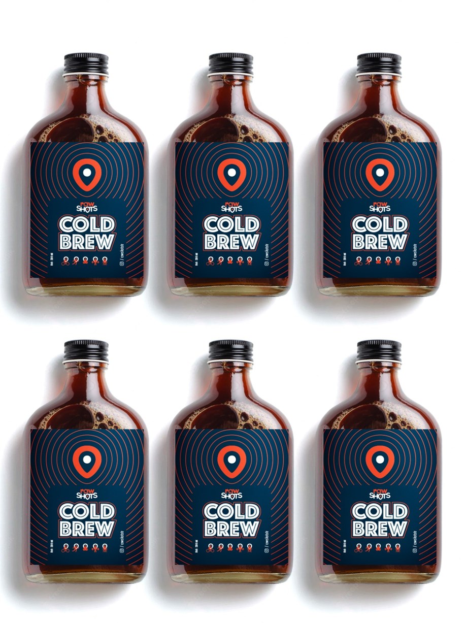 Cold Brew Soğuk KahveRawShots Cold Brew Soğuk Kahve 6'lı Set