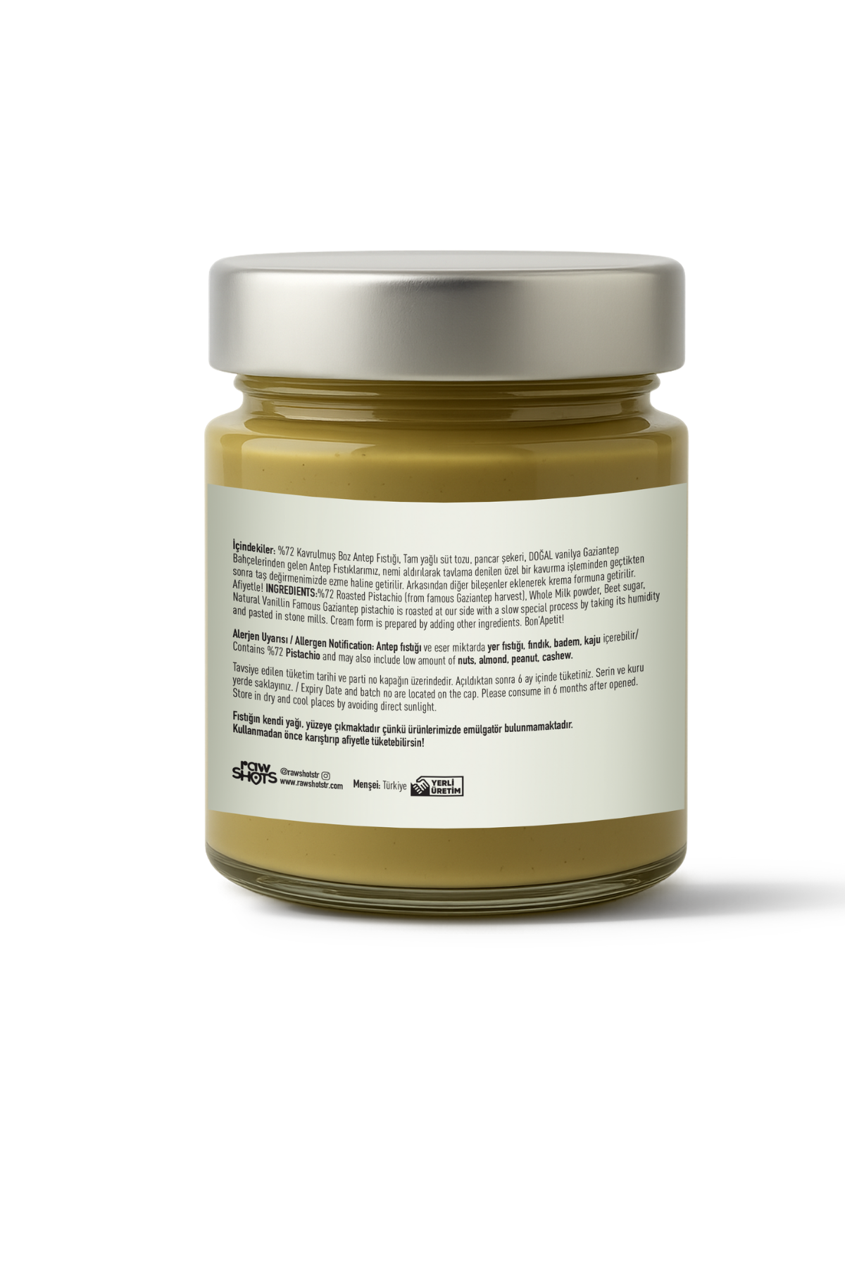 Sağlıklı AtıştırmalıkAntep Fıstığı Kreması 200 gr