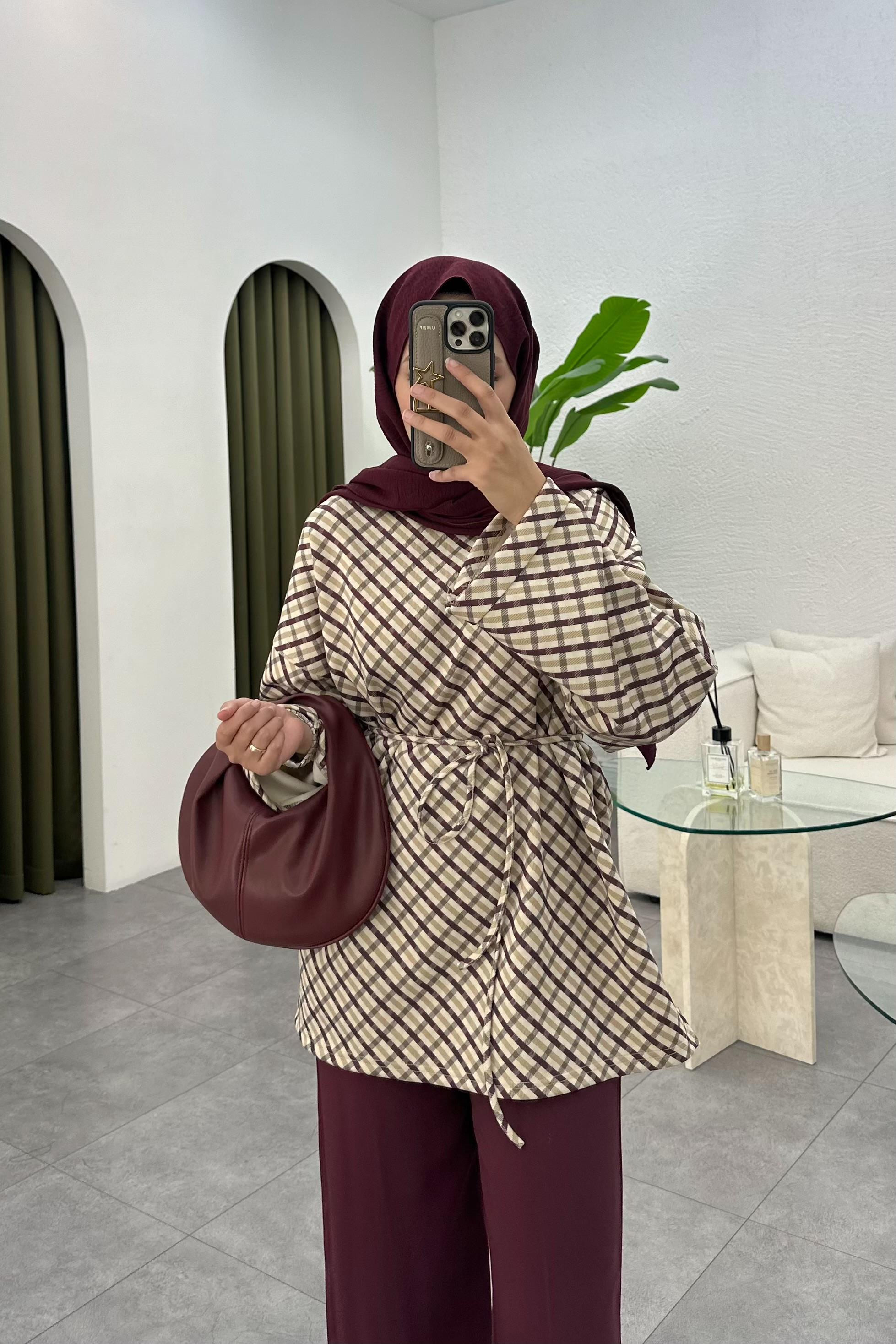 Desenli Scuba Sweatshirt - MÜRDÜM