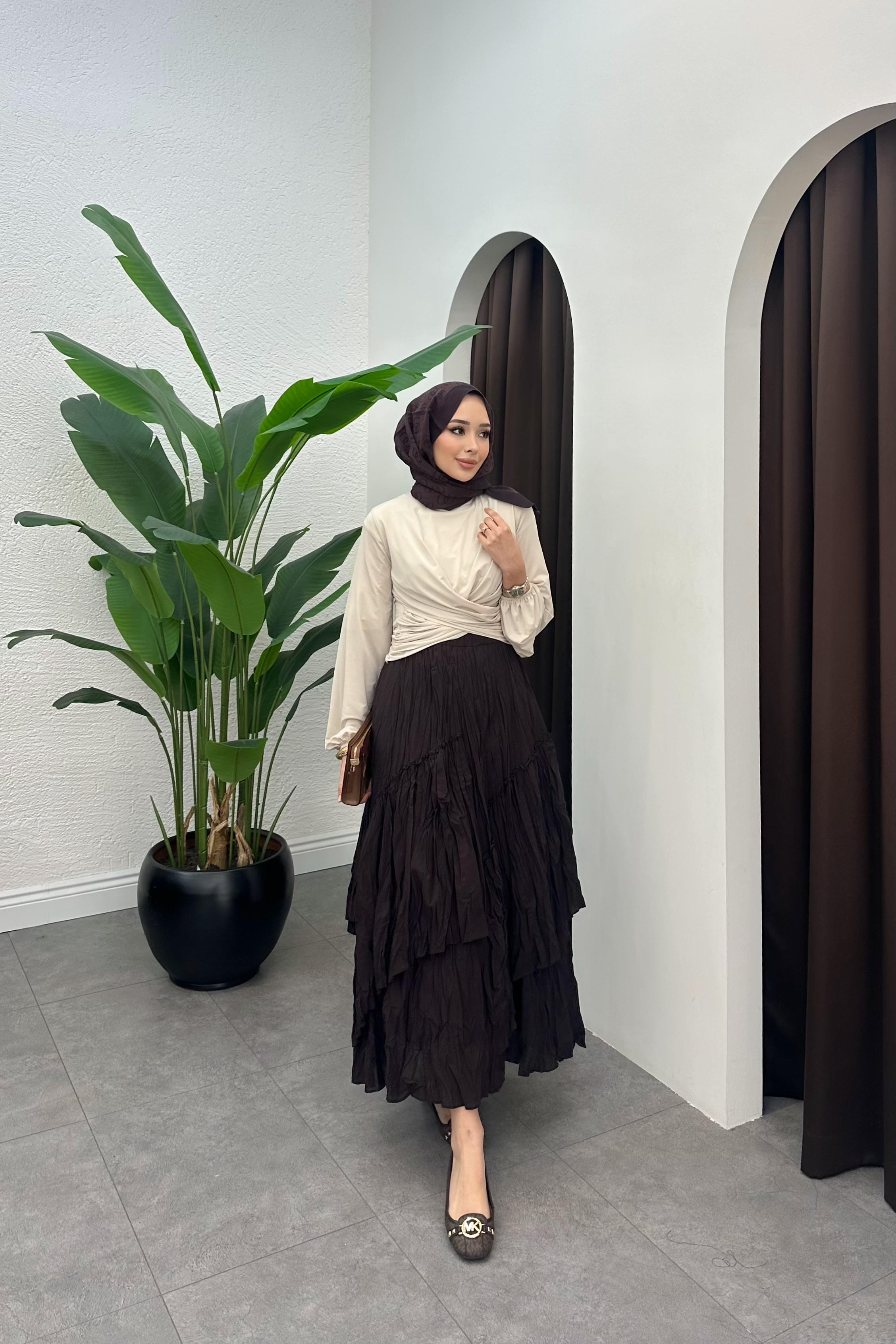 Drape Detaylı Bluz - TAŞ