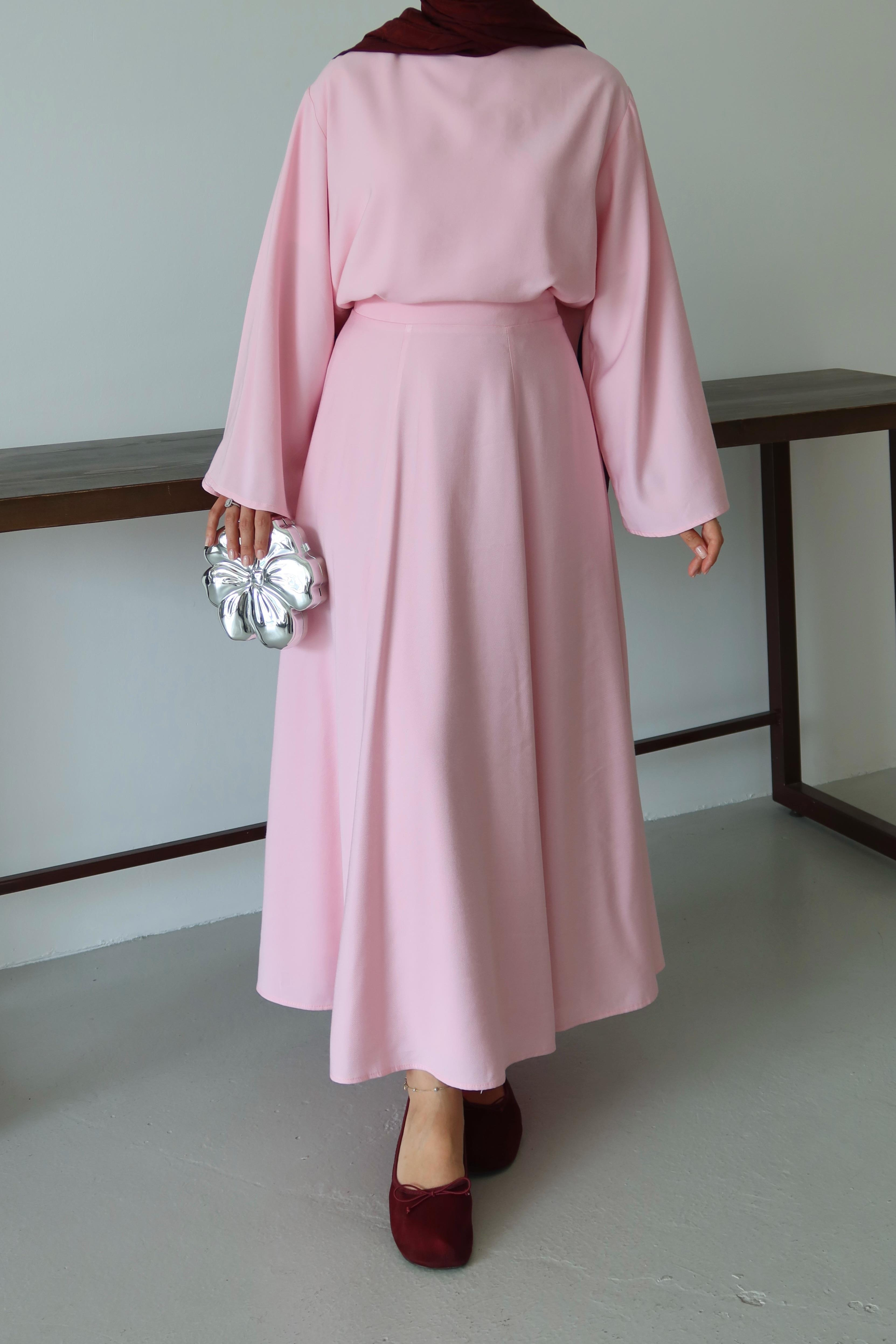 Ferena İkili Etek Takım - PEMBE