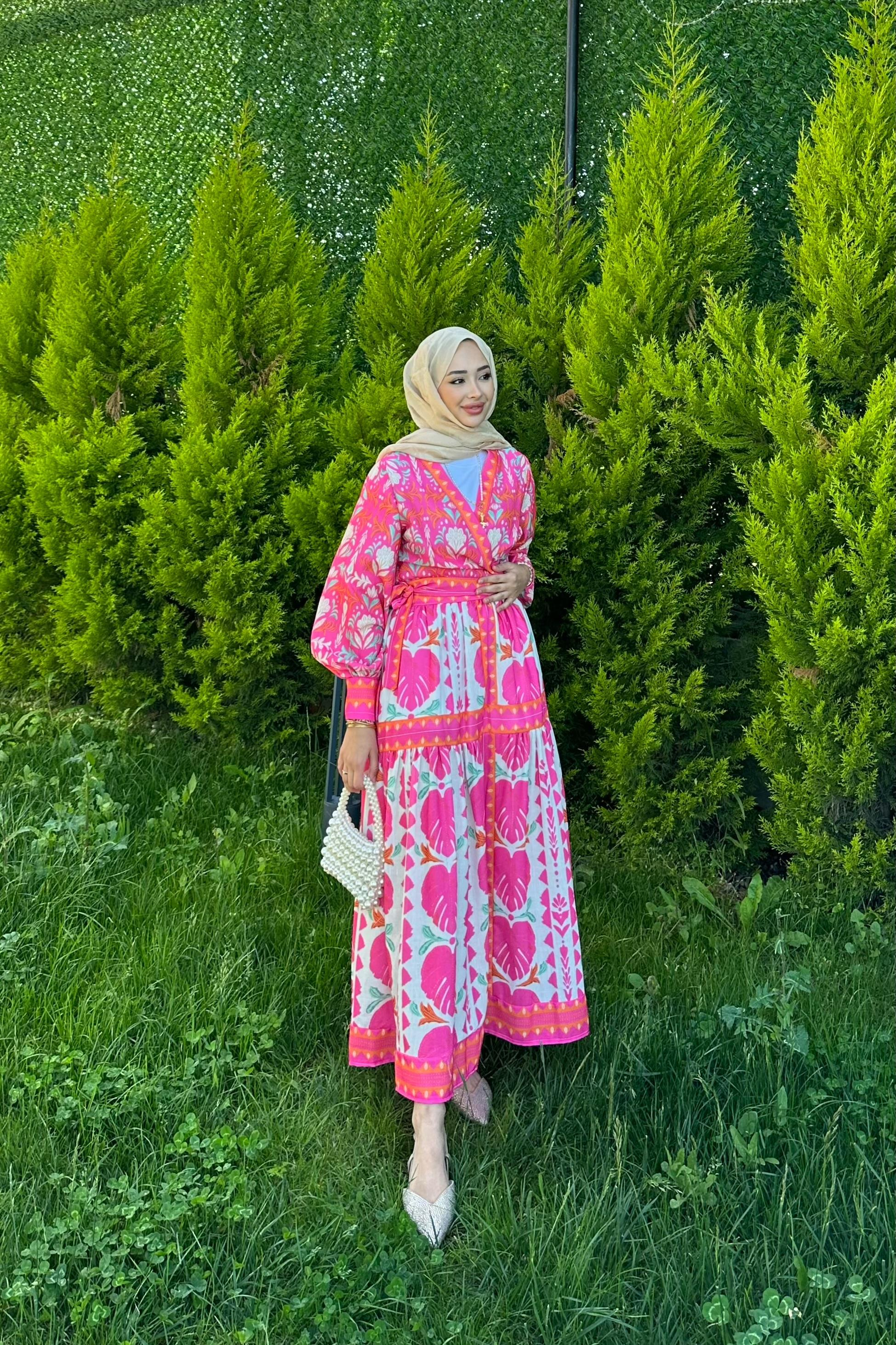 Fisto Keten Etekli Takım - PEMBE