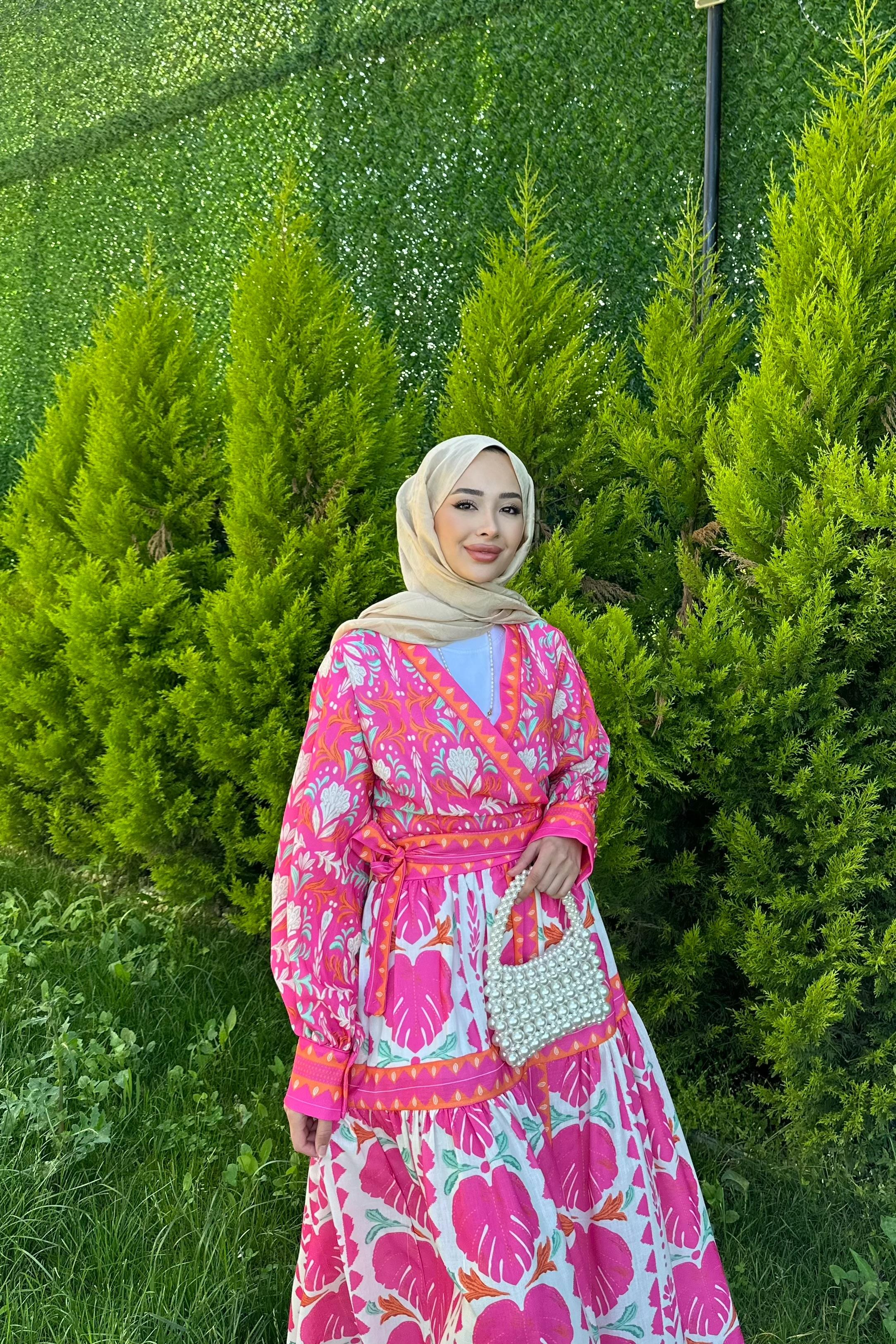 Fisto Keten Etekli Takım - PEMBE