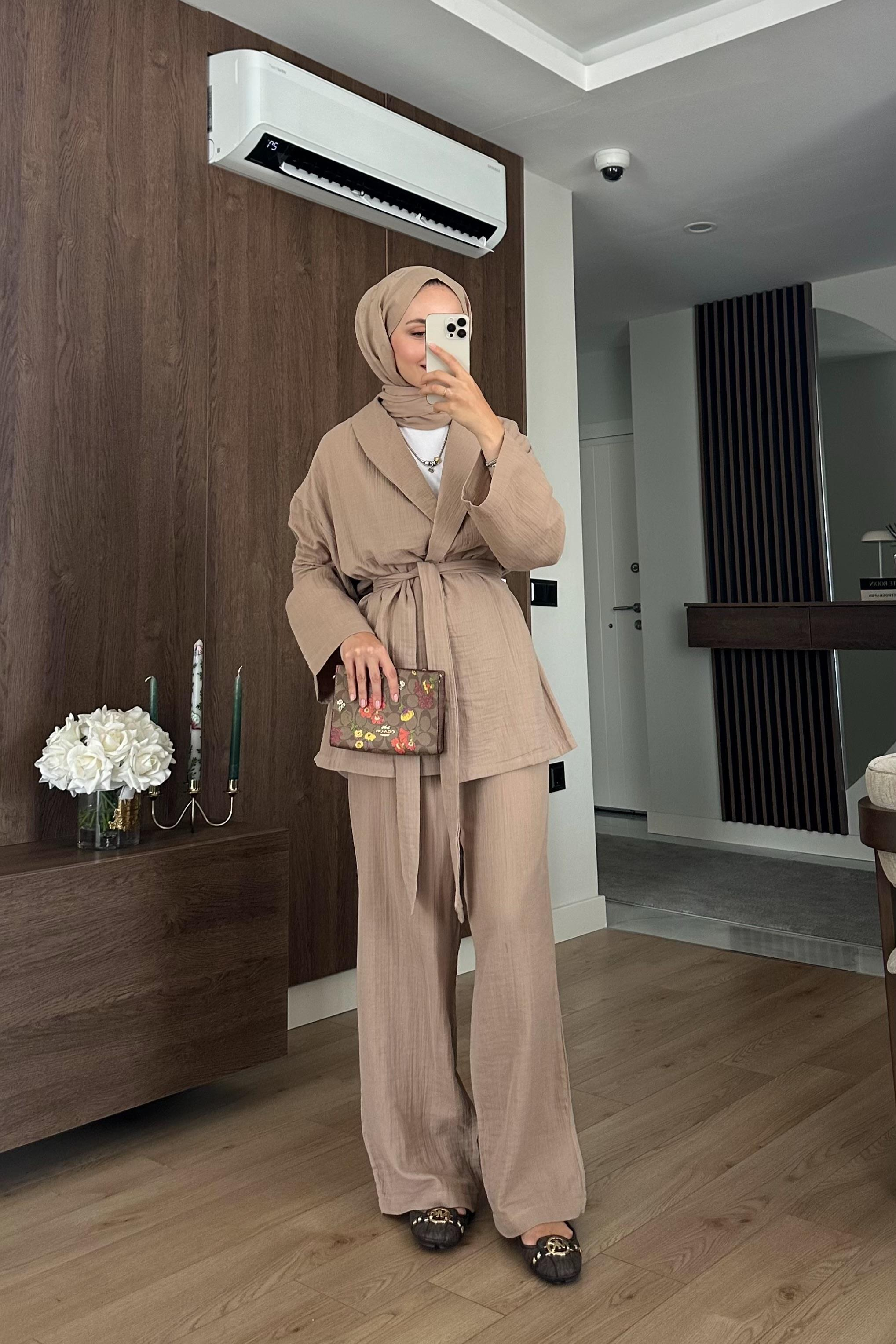 Josie Kimono İkili Takım - VİZON