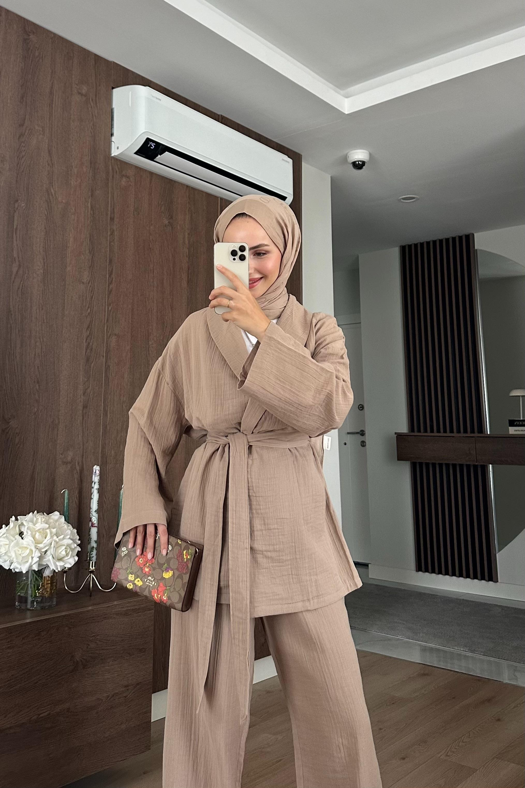 Josie Kimono İkili Takım - VİZON