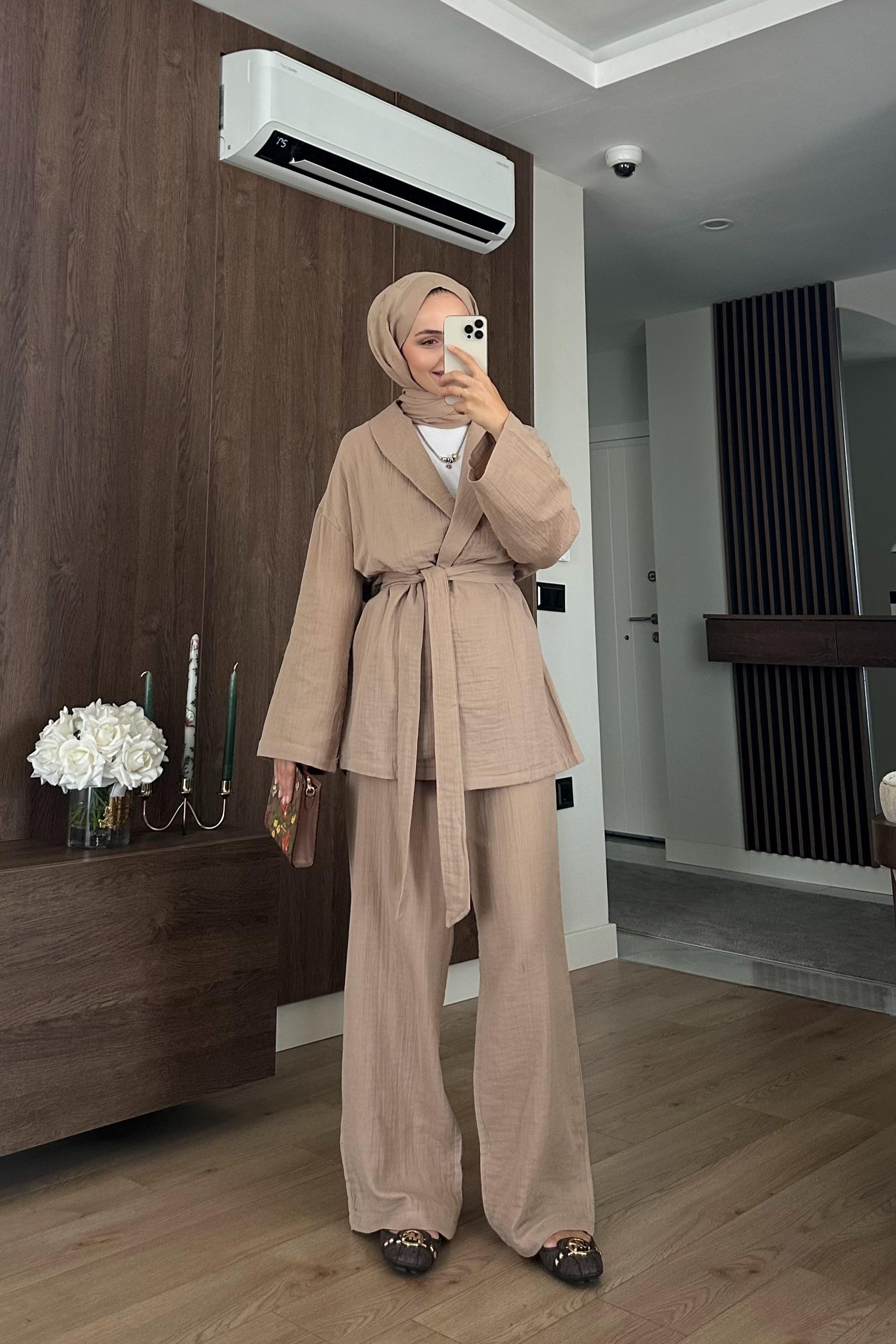 Josie Kimono İkili Takım - VİZON