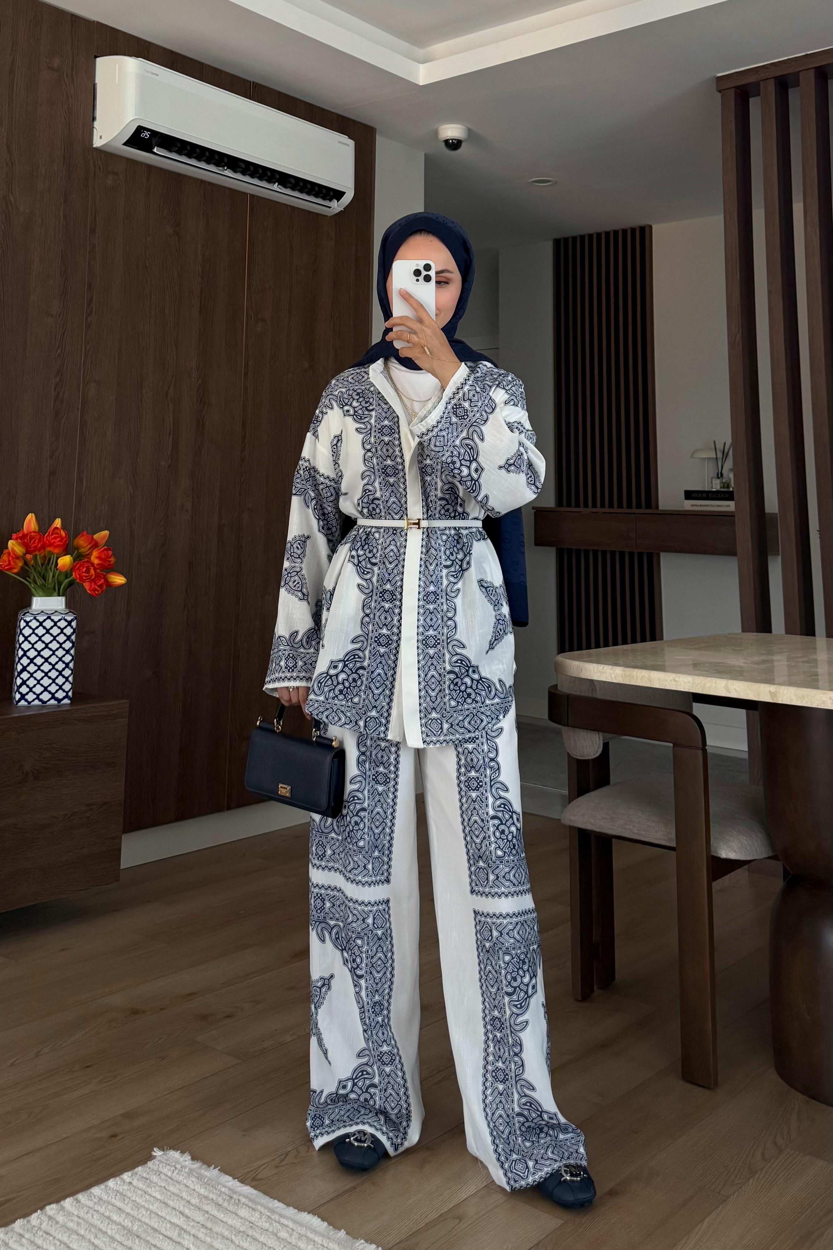 Kai Keten Pantolonlu Takım - LACİVERT