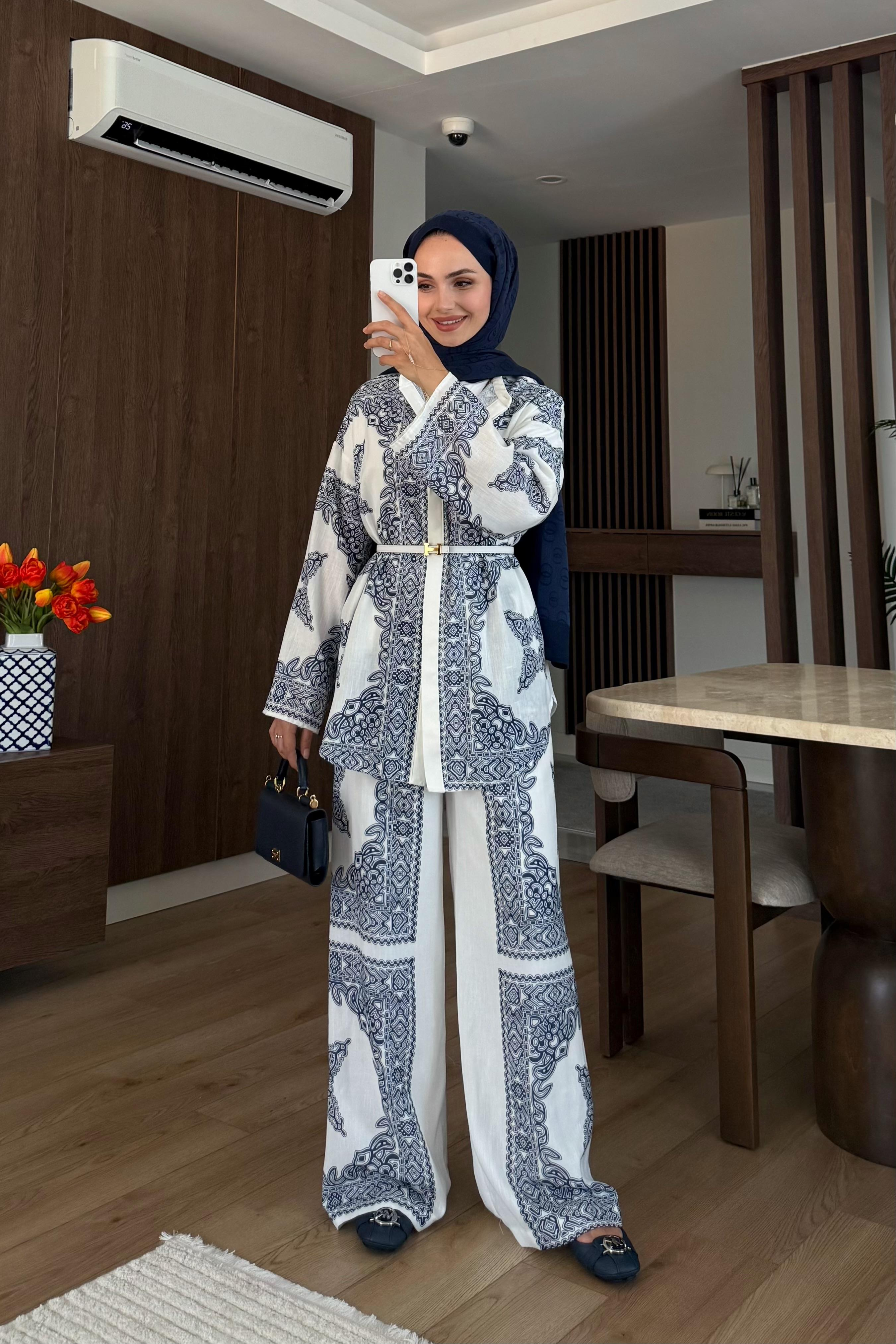 Kai Keten Pantolonlu Takım - LACİVERT