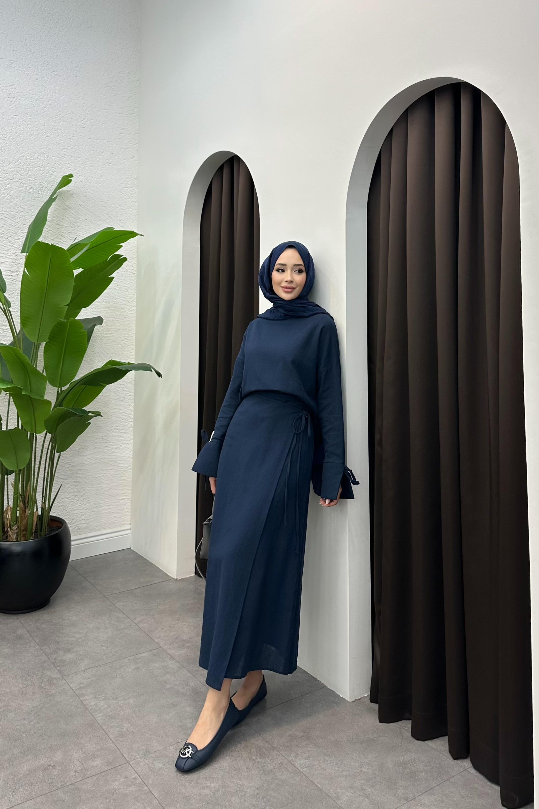 Laden Premium Keten Etekli Takım - LACİVERT