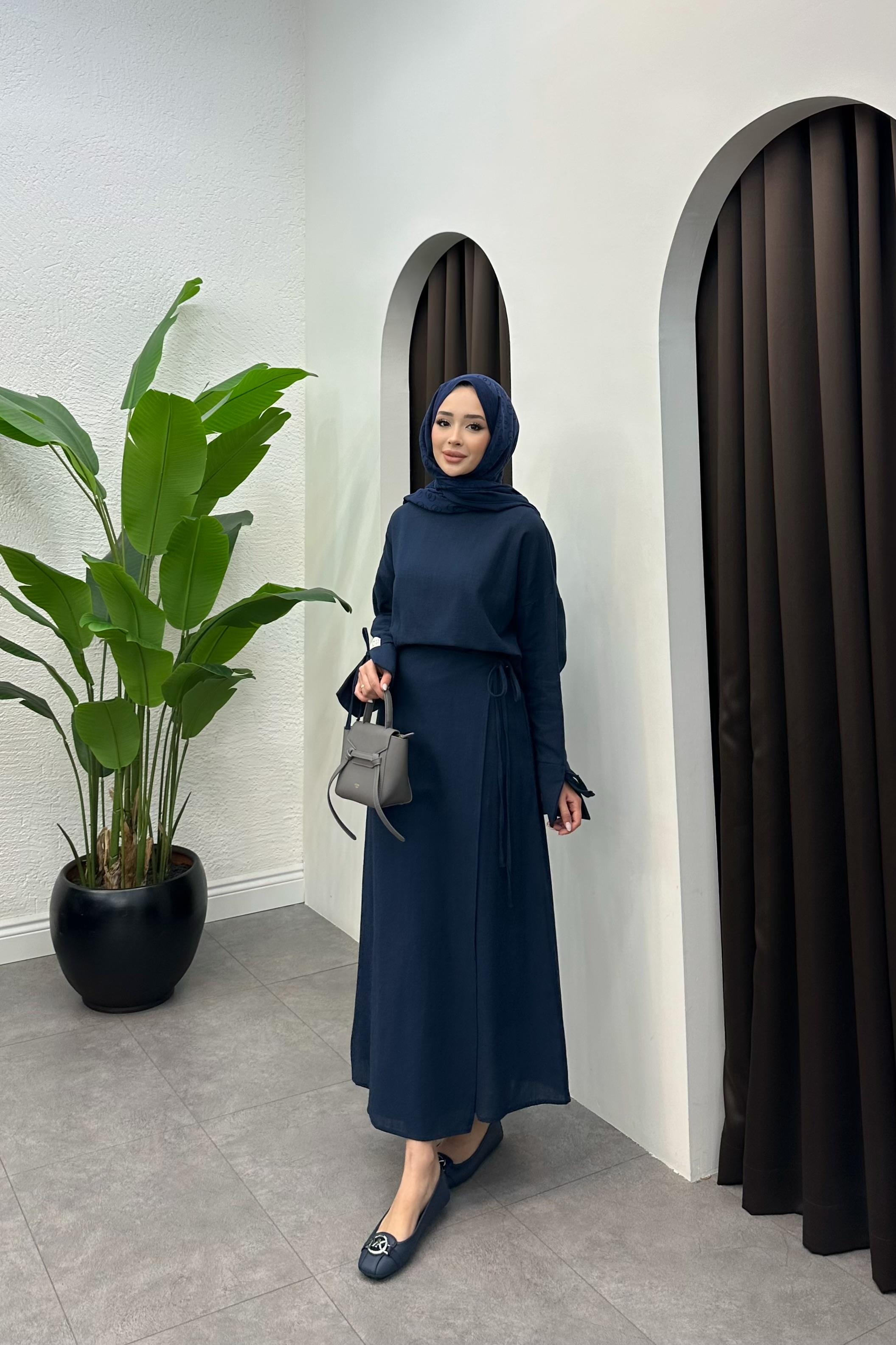 Laden Premium Keten Etekli Takım - LACİVERT