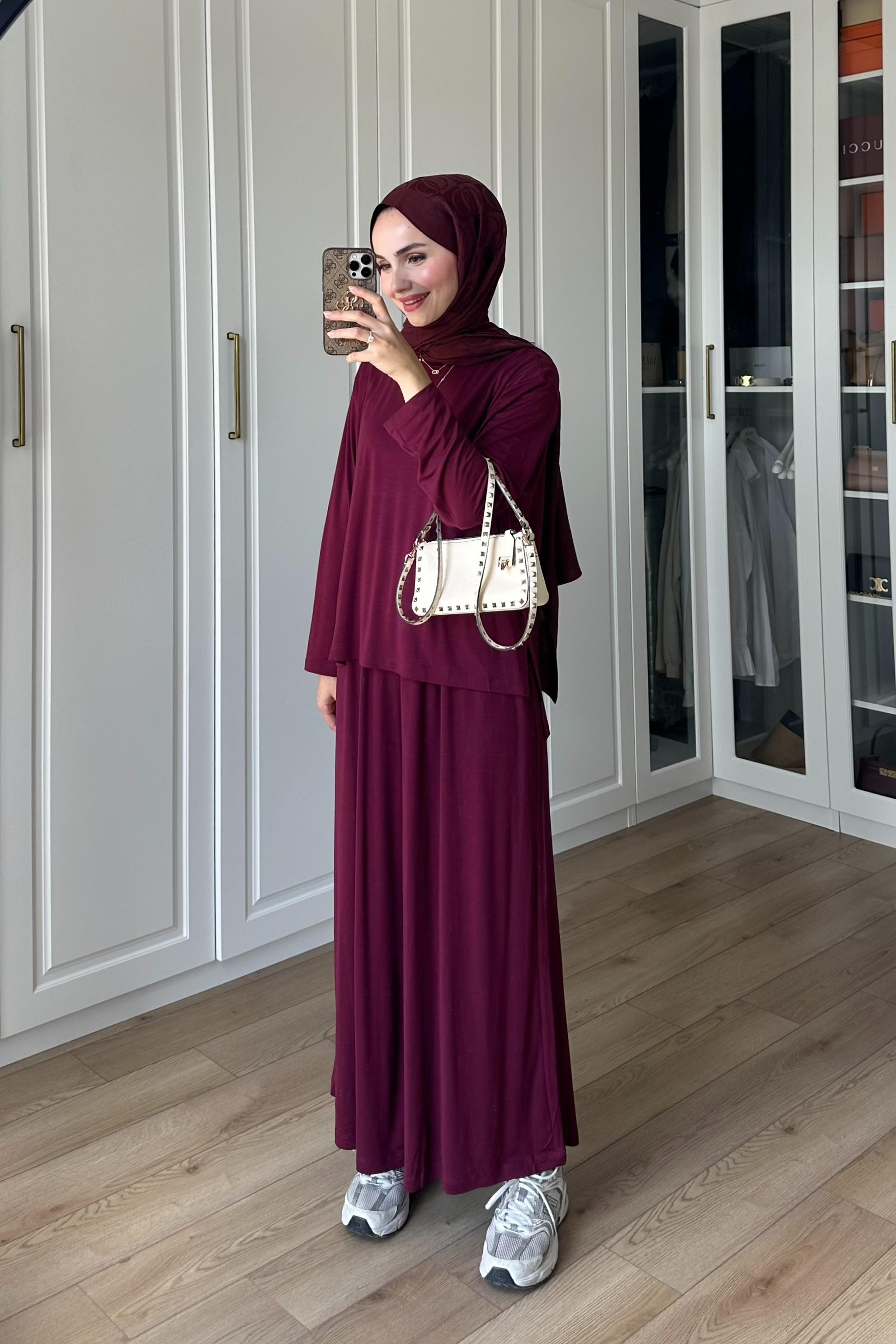 Lendor İkili Oysh Takım - BORDO