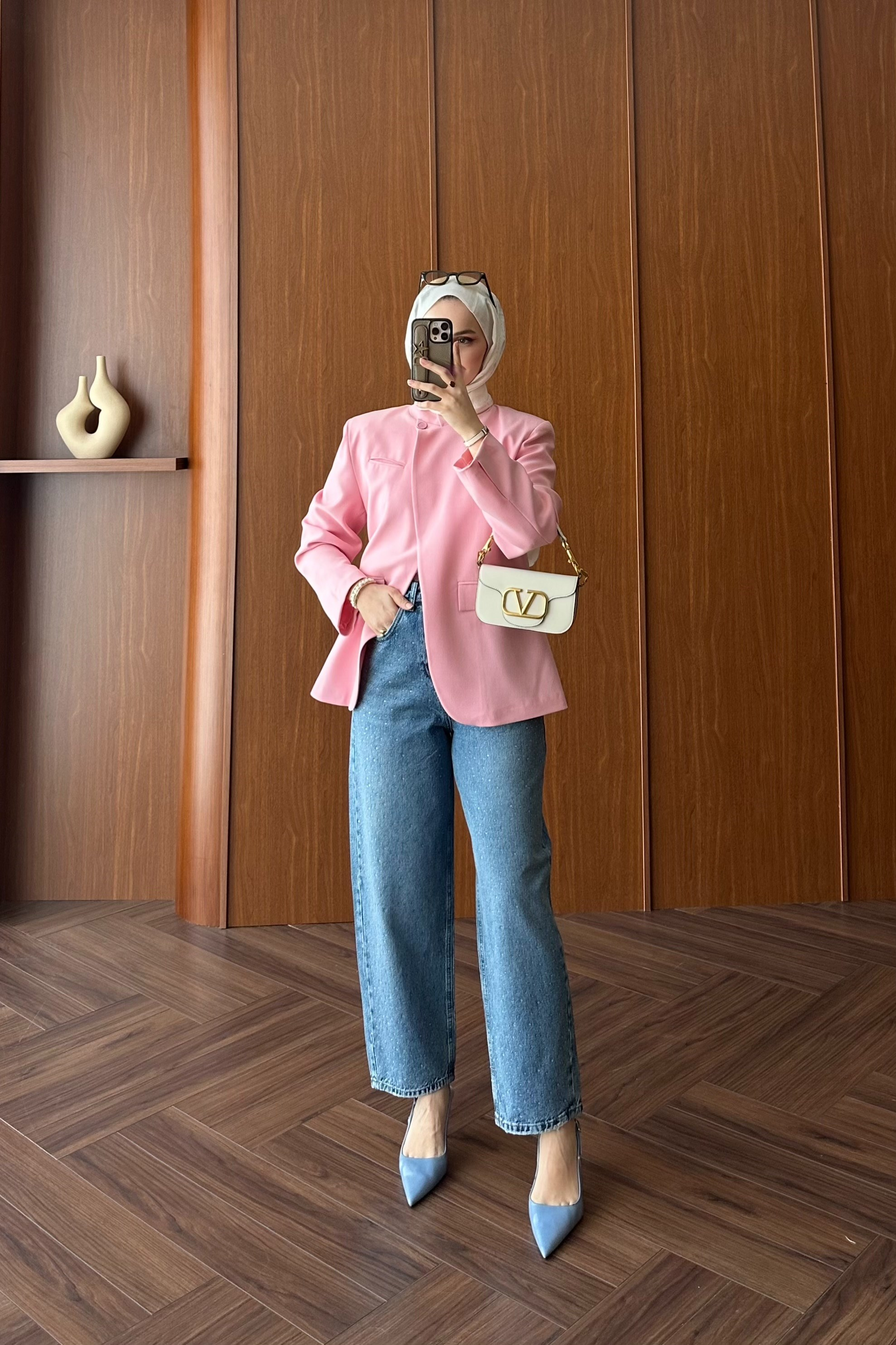 Mika Blazer Ceket - PEMBE