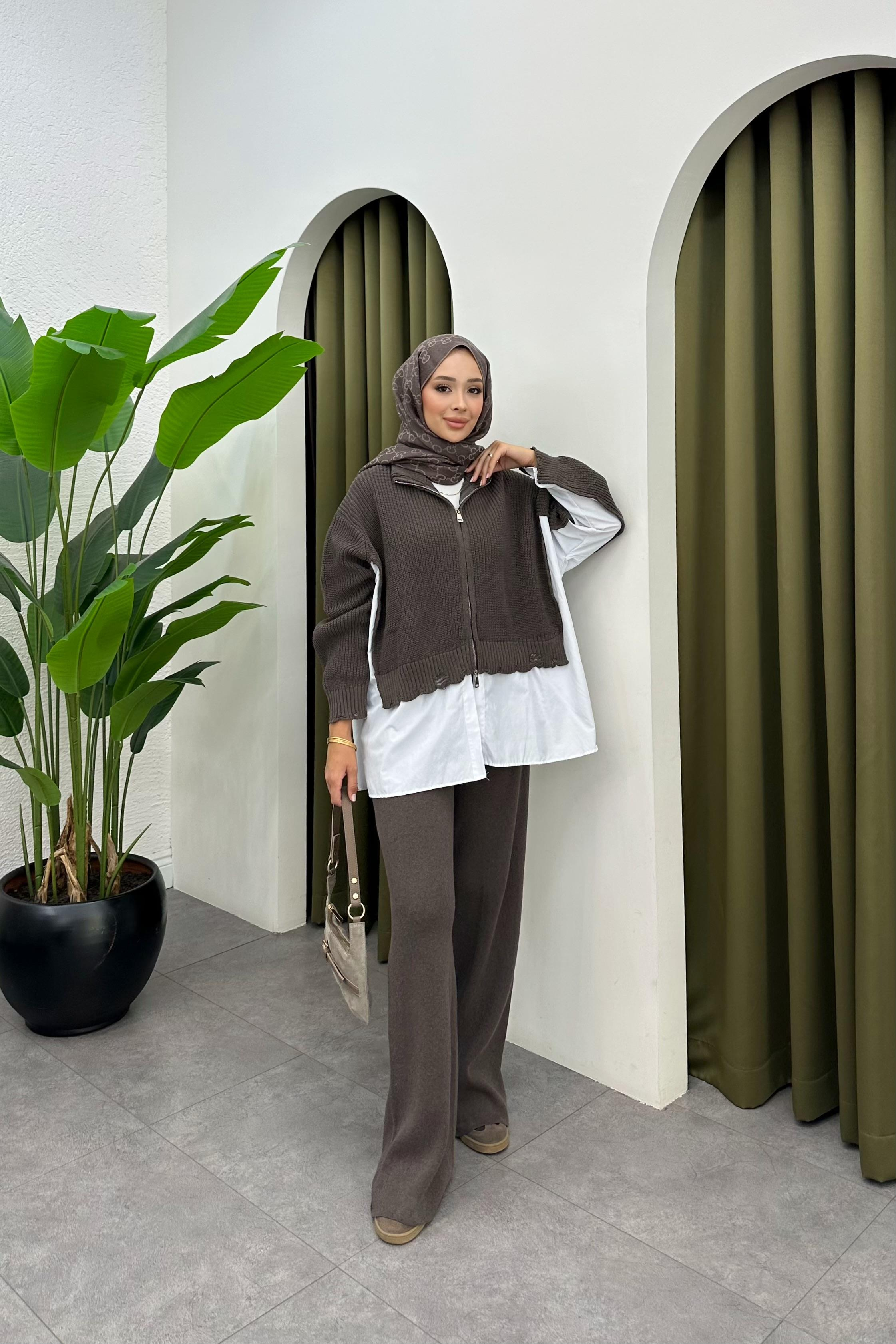 Mire Garnili Triko Takım - HAKİ