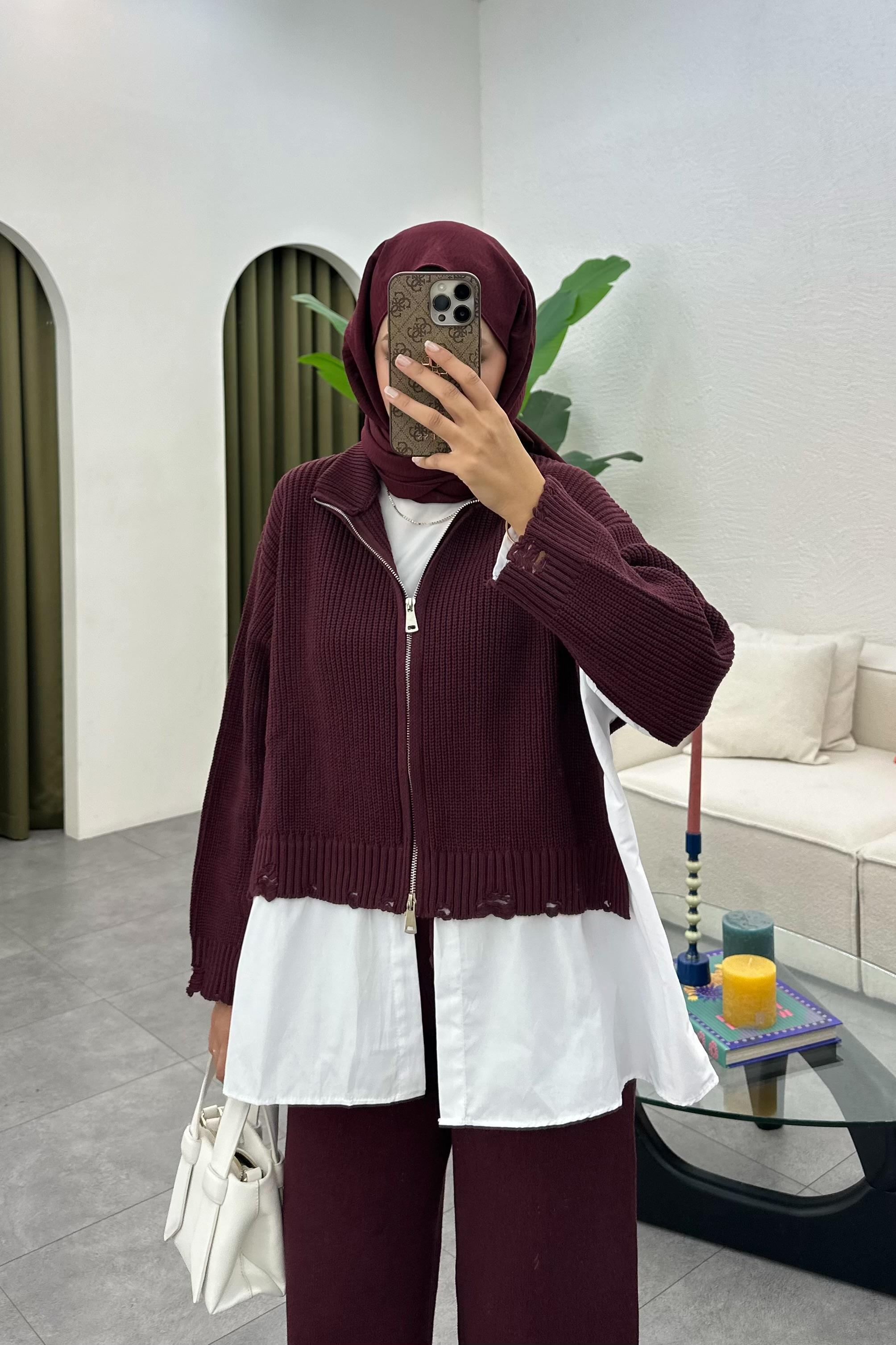 Mire Garnili Triko Takım - MÜRDÜM