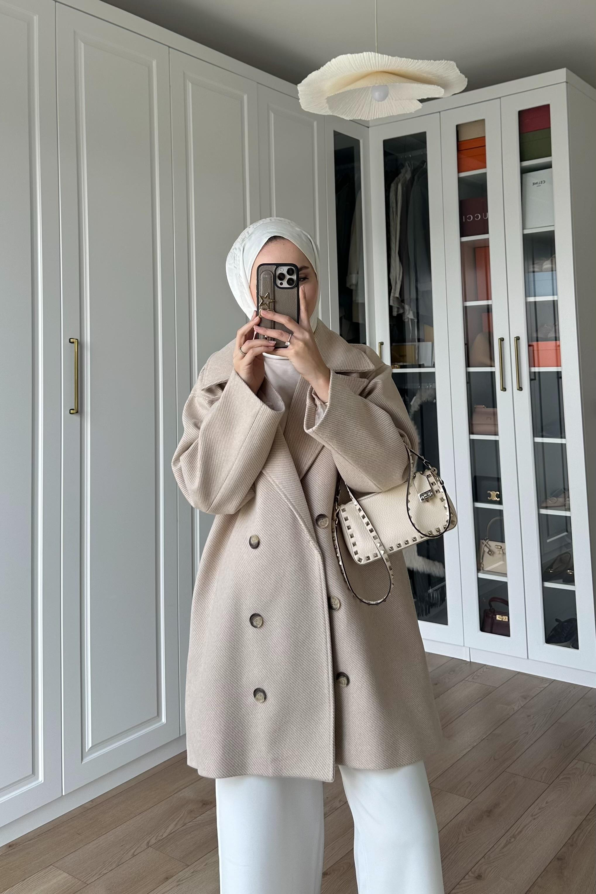 Naruna Kısa Kaban - BEJ