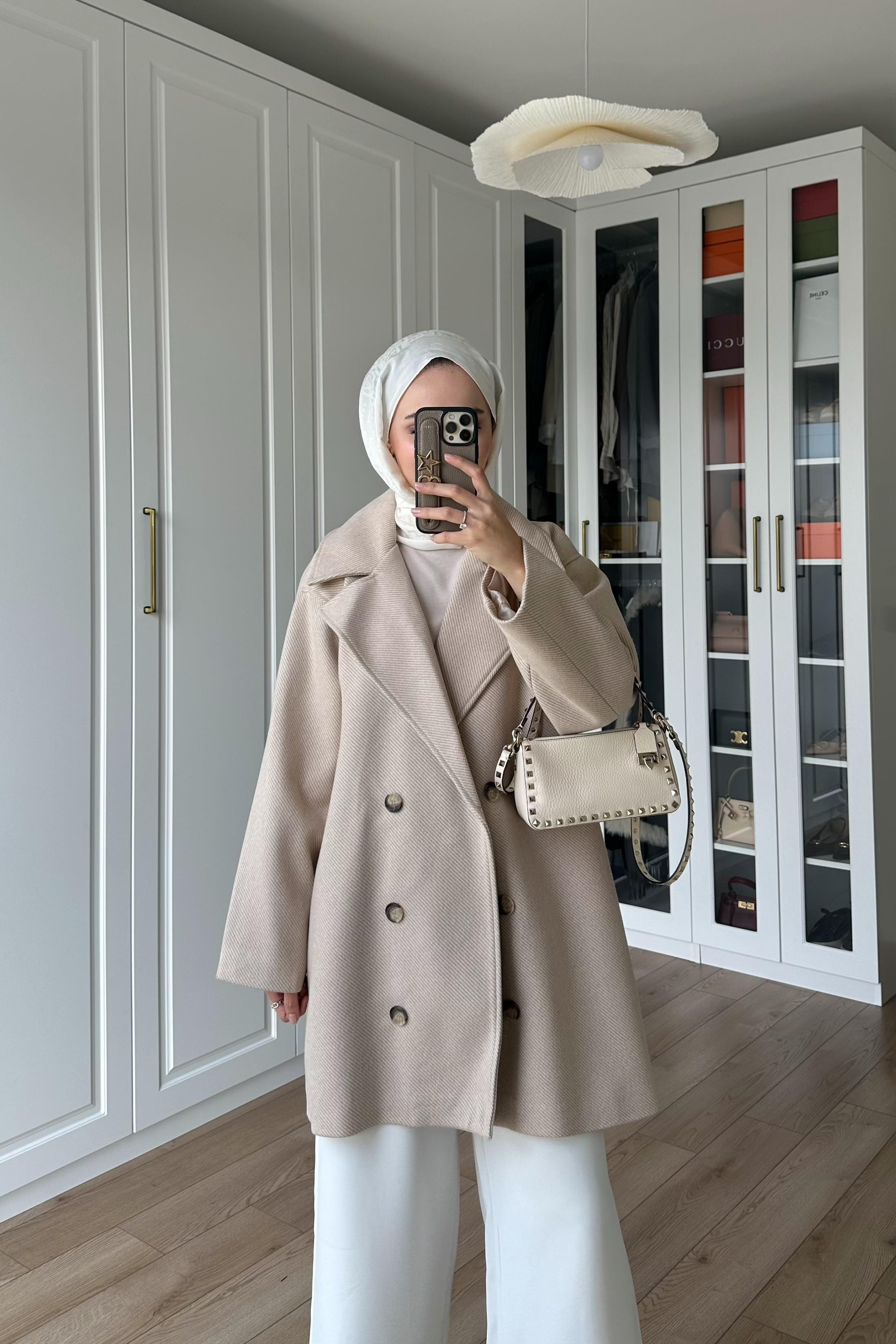 Naruna Kısa Kaban - BEJ