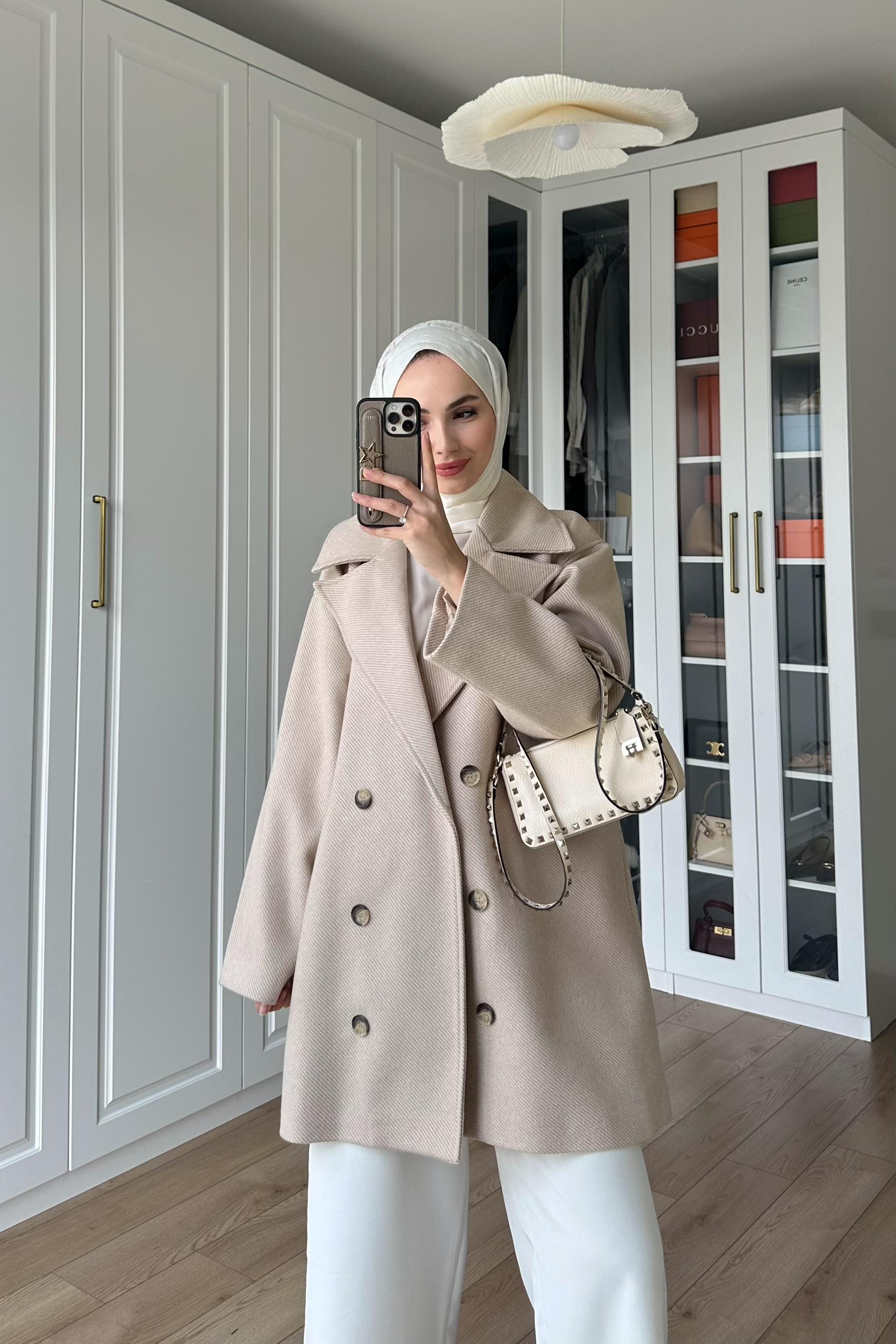 Naruna Kısa Kaban - BEJ