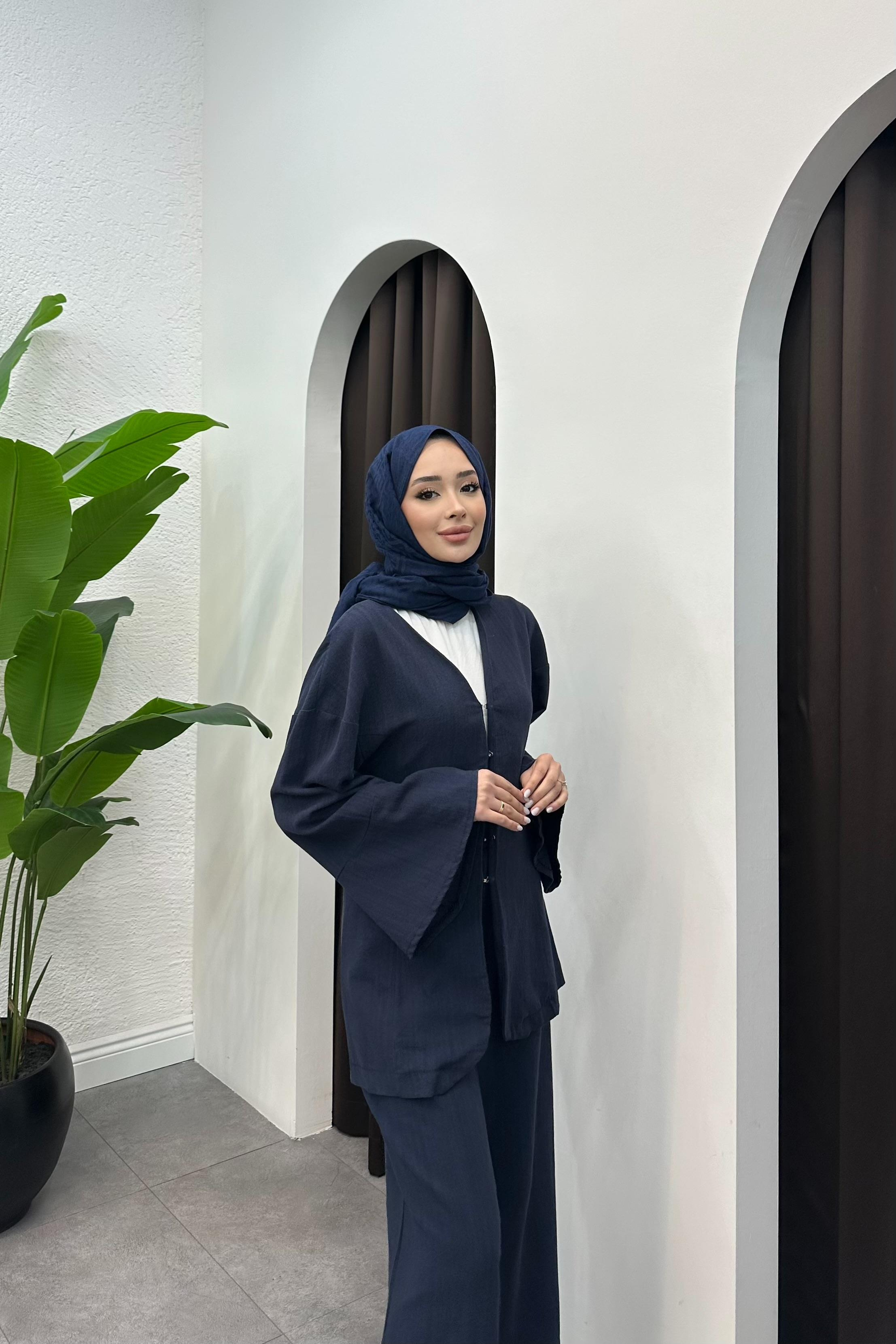 Sude Keten Takım - LACİVERT