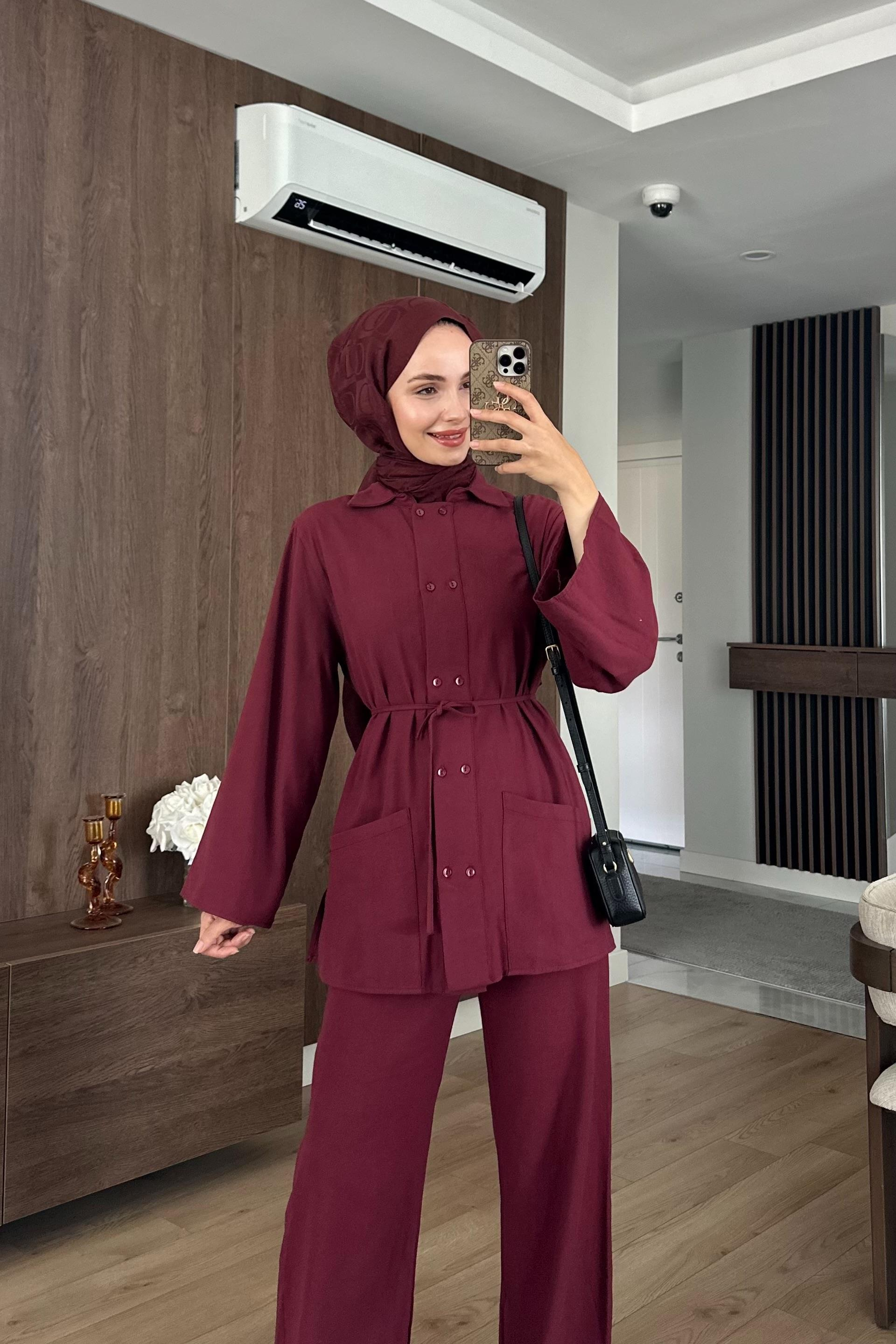 Valen Keten İkili Takım - BORDO