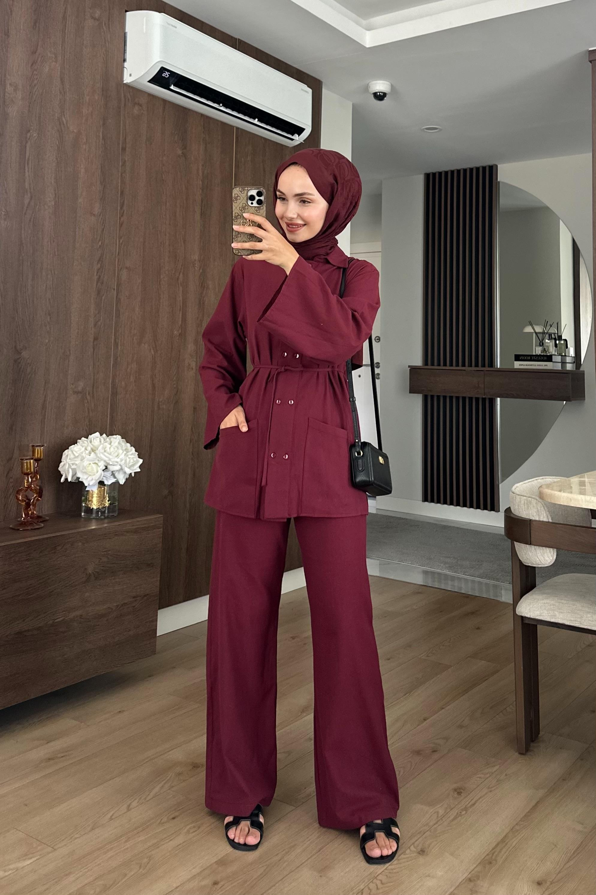 Valen Keten İkili Takım - BORDO