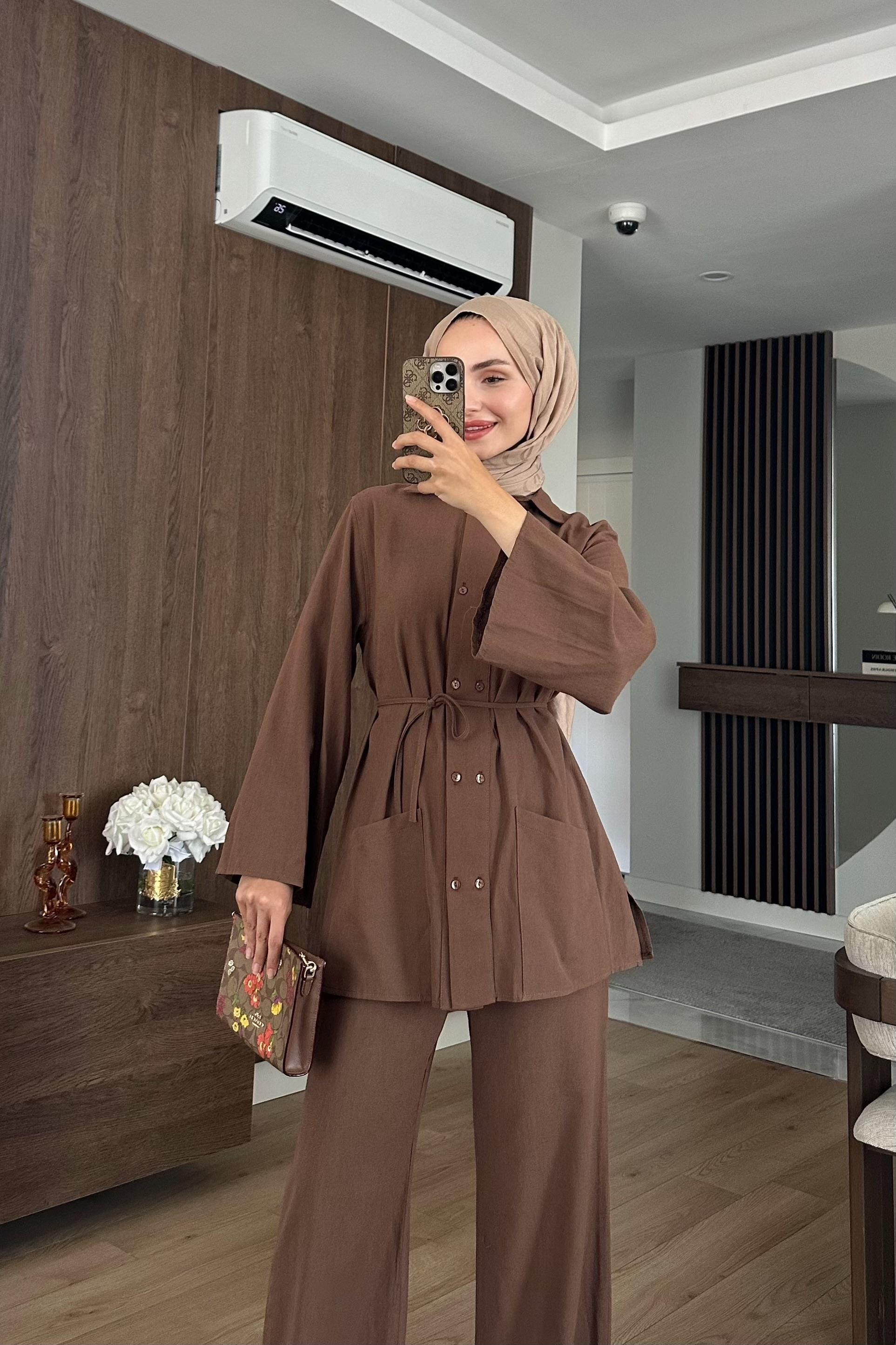 Valen Keten İkili Takım - KAHVE