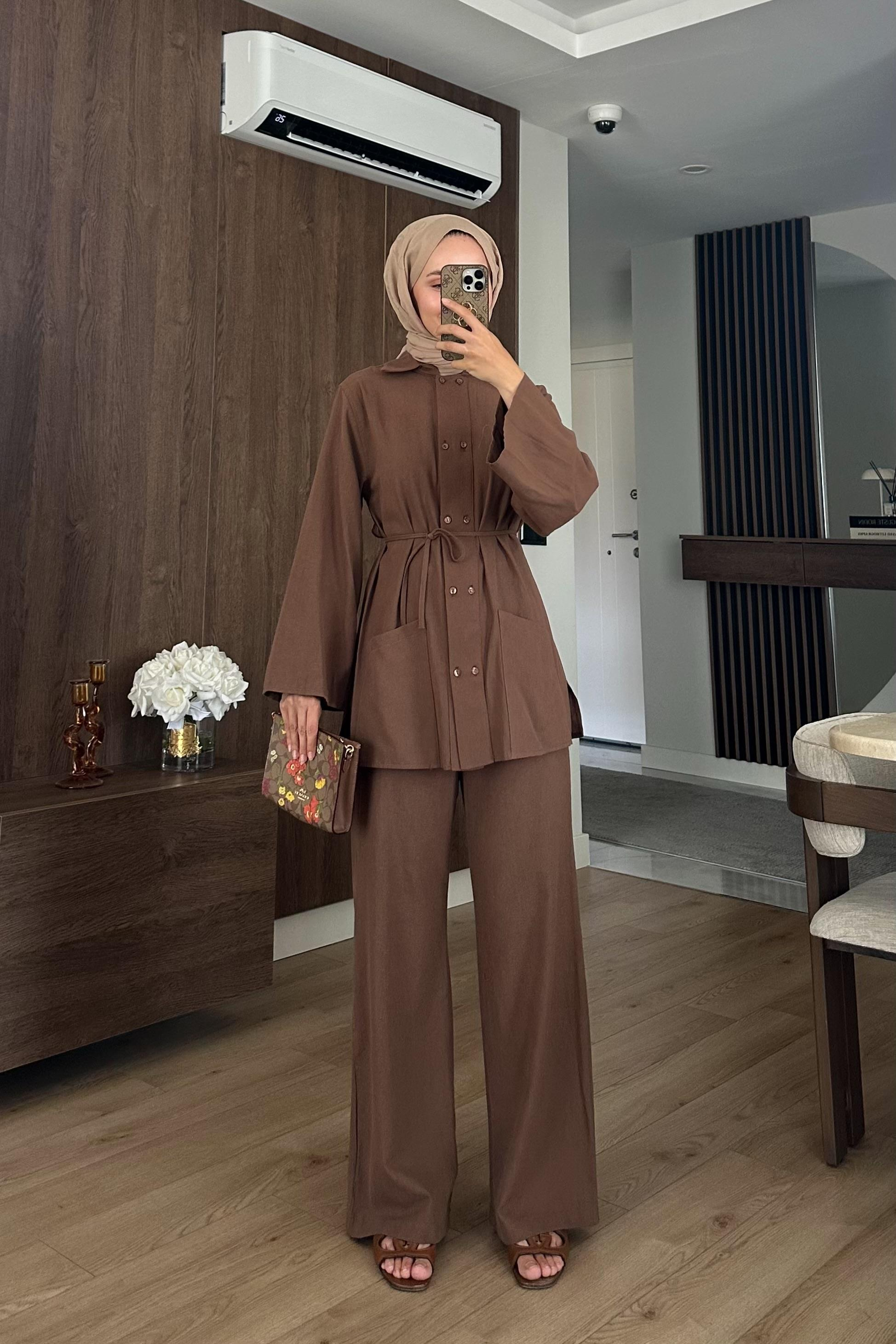 Valen Keten İkili Takım - KAHVE