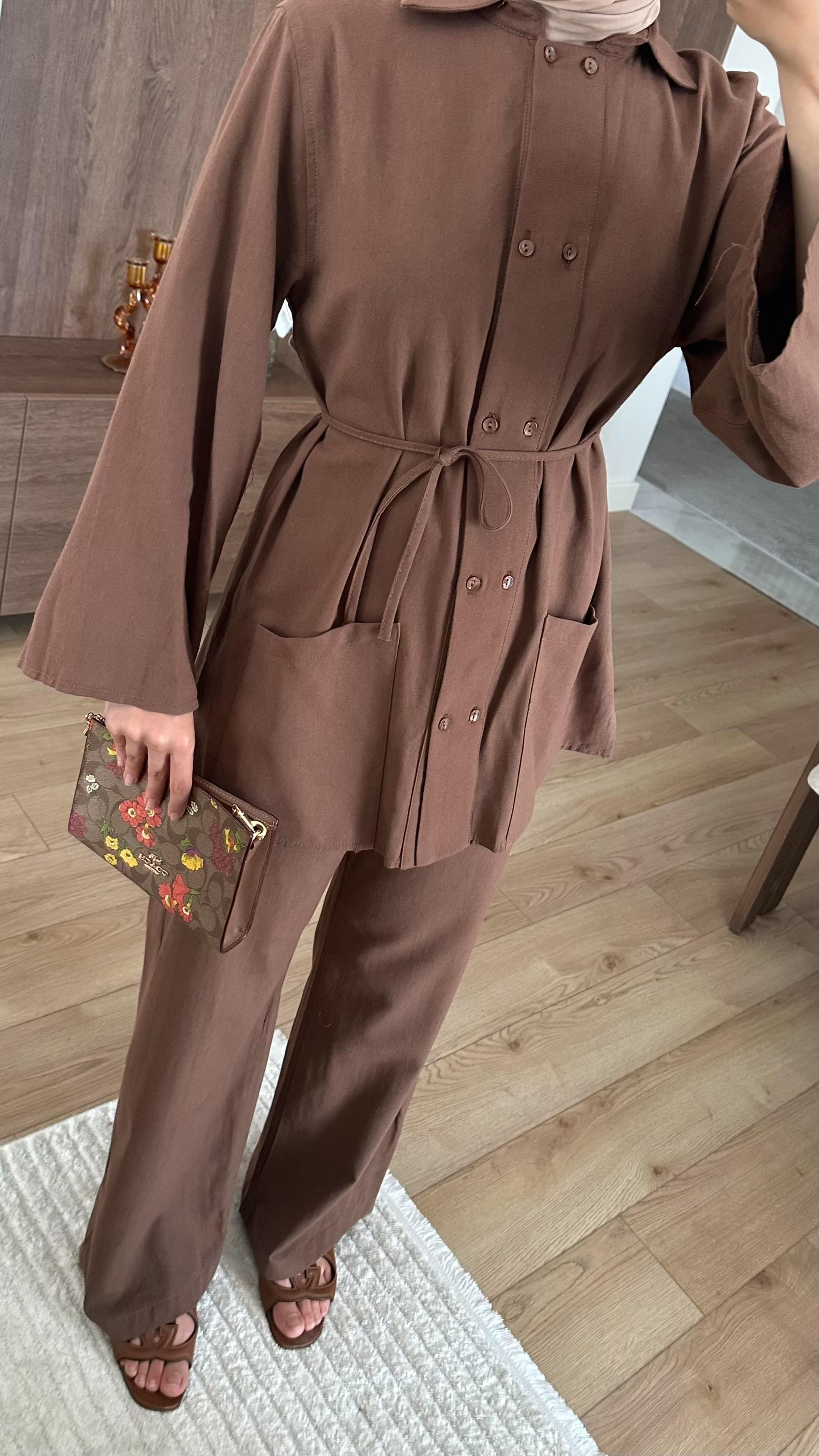 Valen Keten İkili Takım - KAHVE