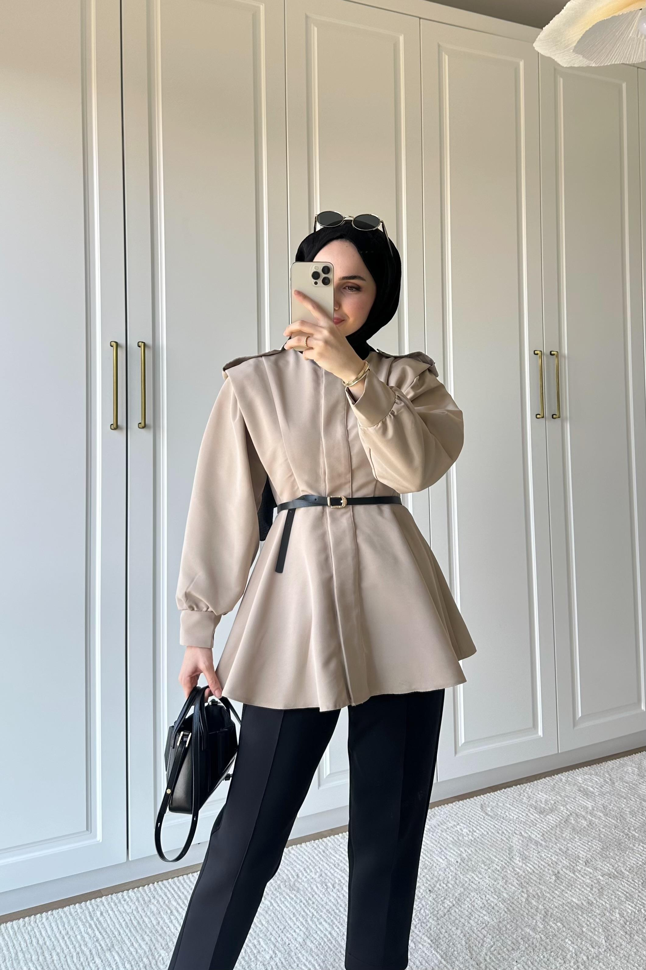 Verda Premium Ceket - TAŞ