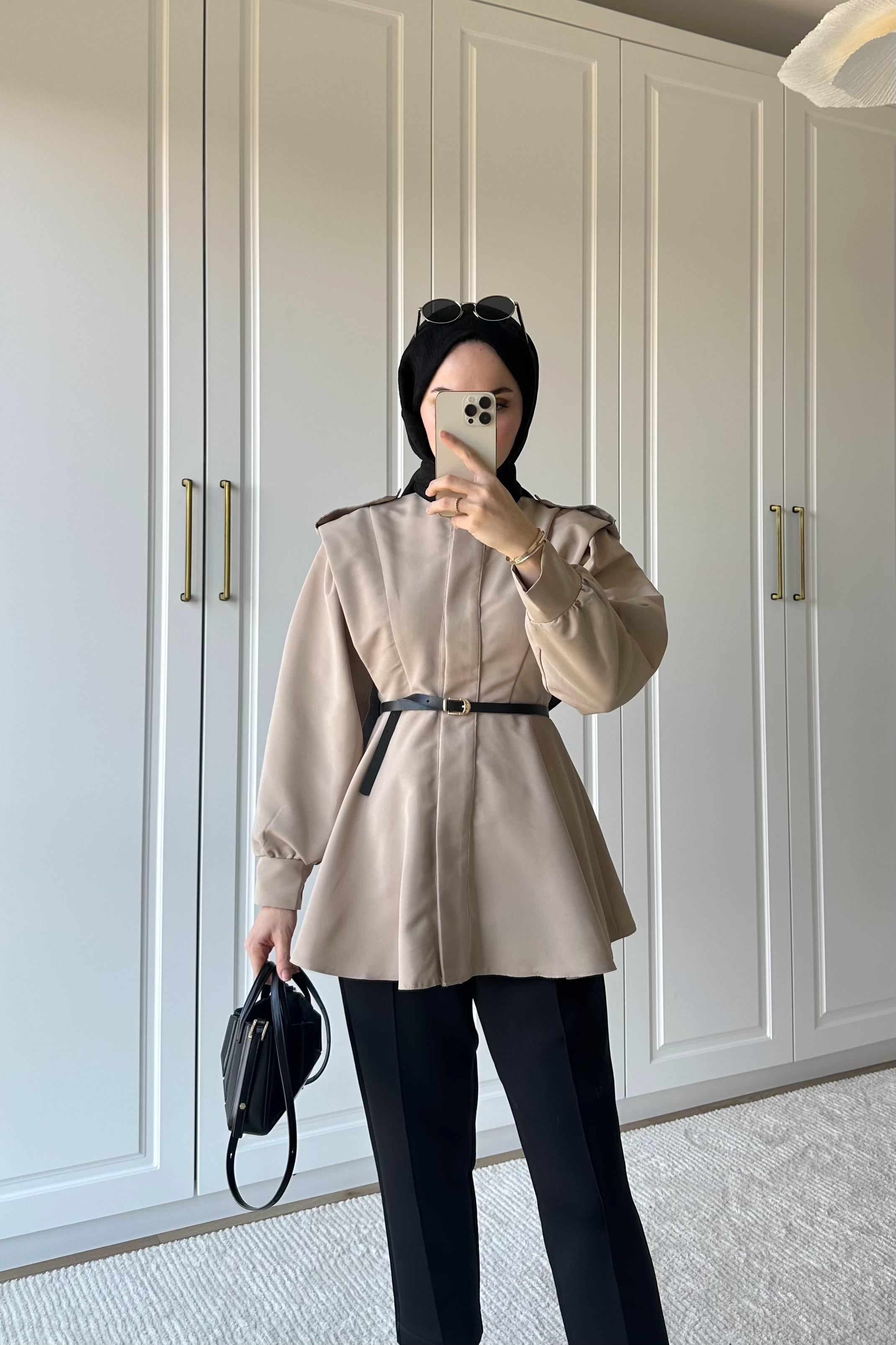 Verda Premium Ceket - TAŞ