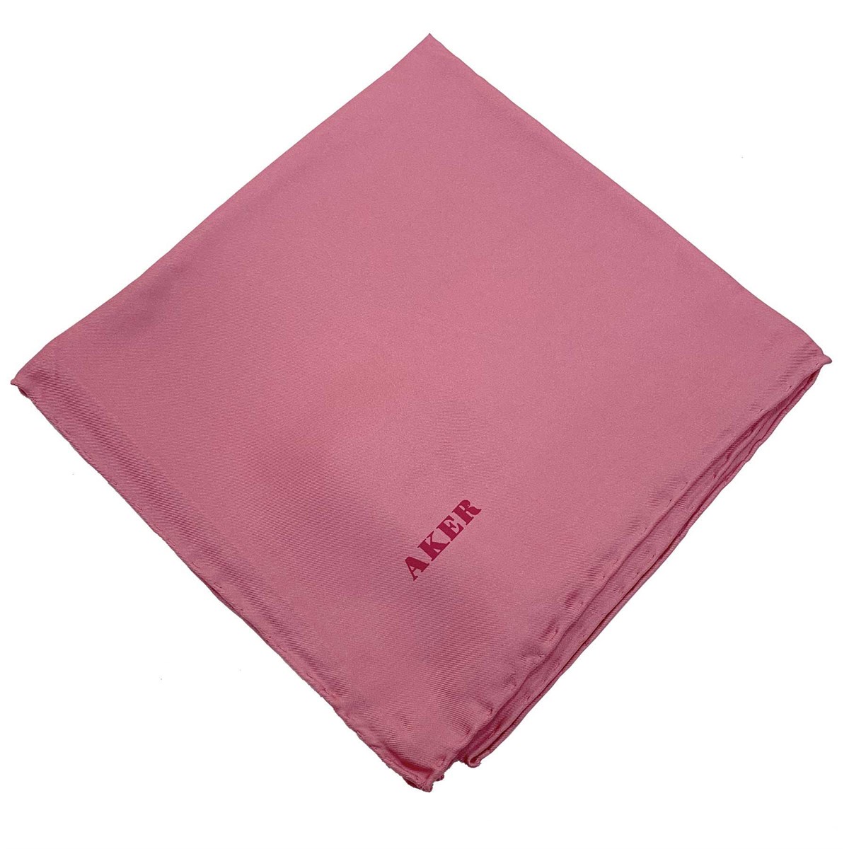 Aker Düz İpek Eşarp Twill - Şeker Pembe