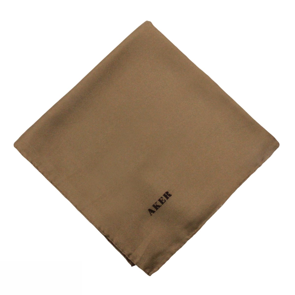 Aker Düz İpek Eşarp Twill - Vizon 935