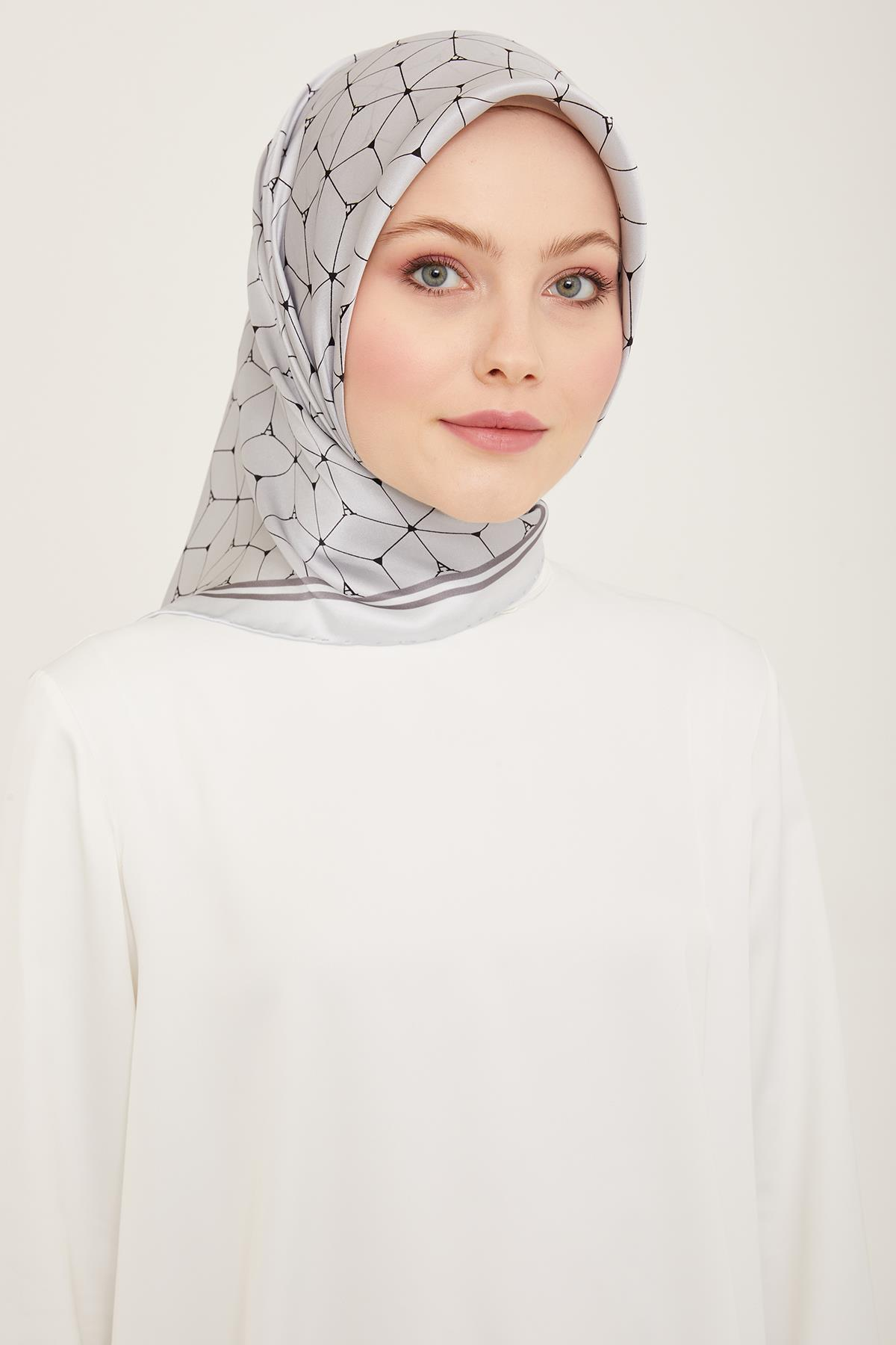 Armine İpek Eşarp 2024 Yaz - 9166-02 Twill