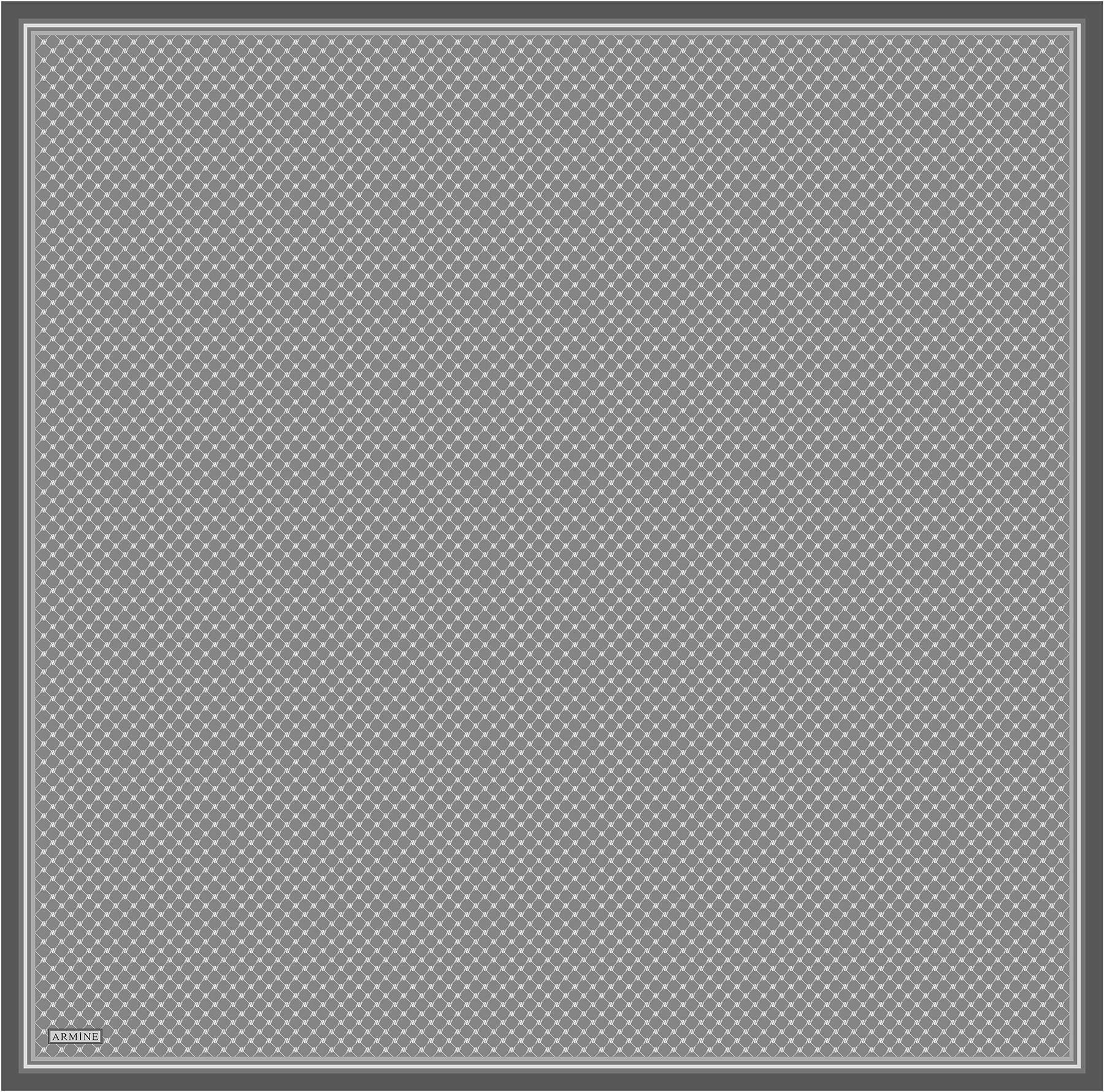 Armine İpek Eşarp 2025 Yaz - 9345-01 Gri Twill