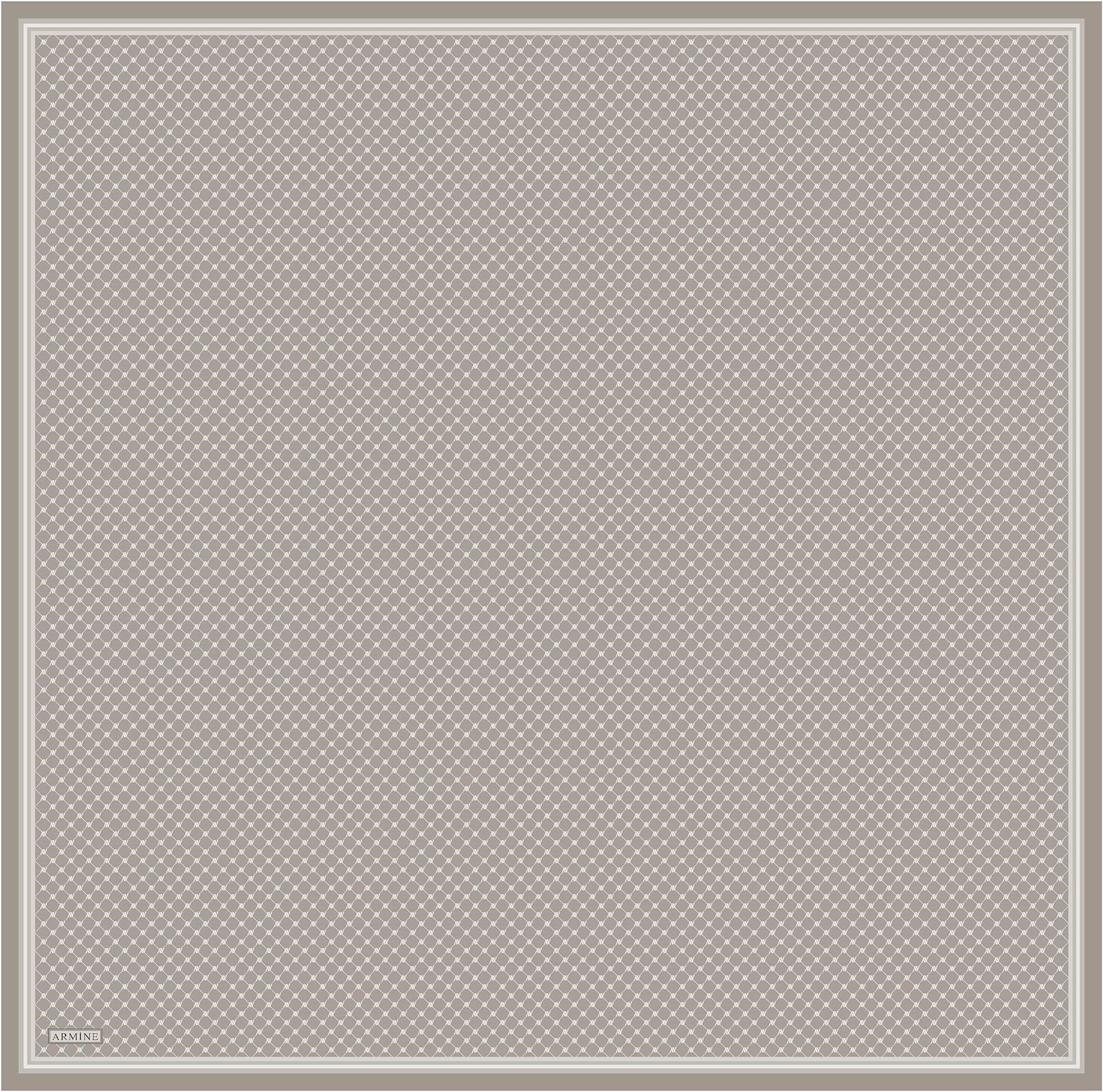Armine İpek Eşarp 2025 Yaz - 9345-14 Soft Taş Twill