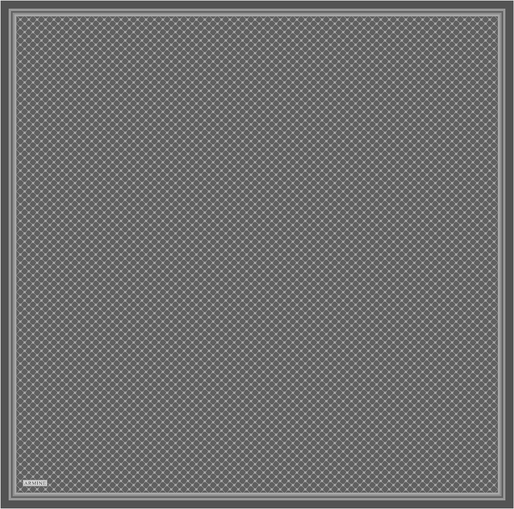 Armine İpek Eşarp 2025 Yaz - 9345-80 Duman Twill