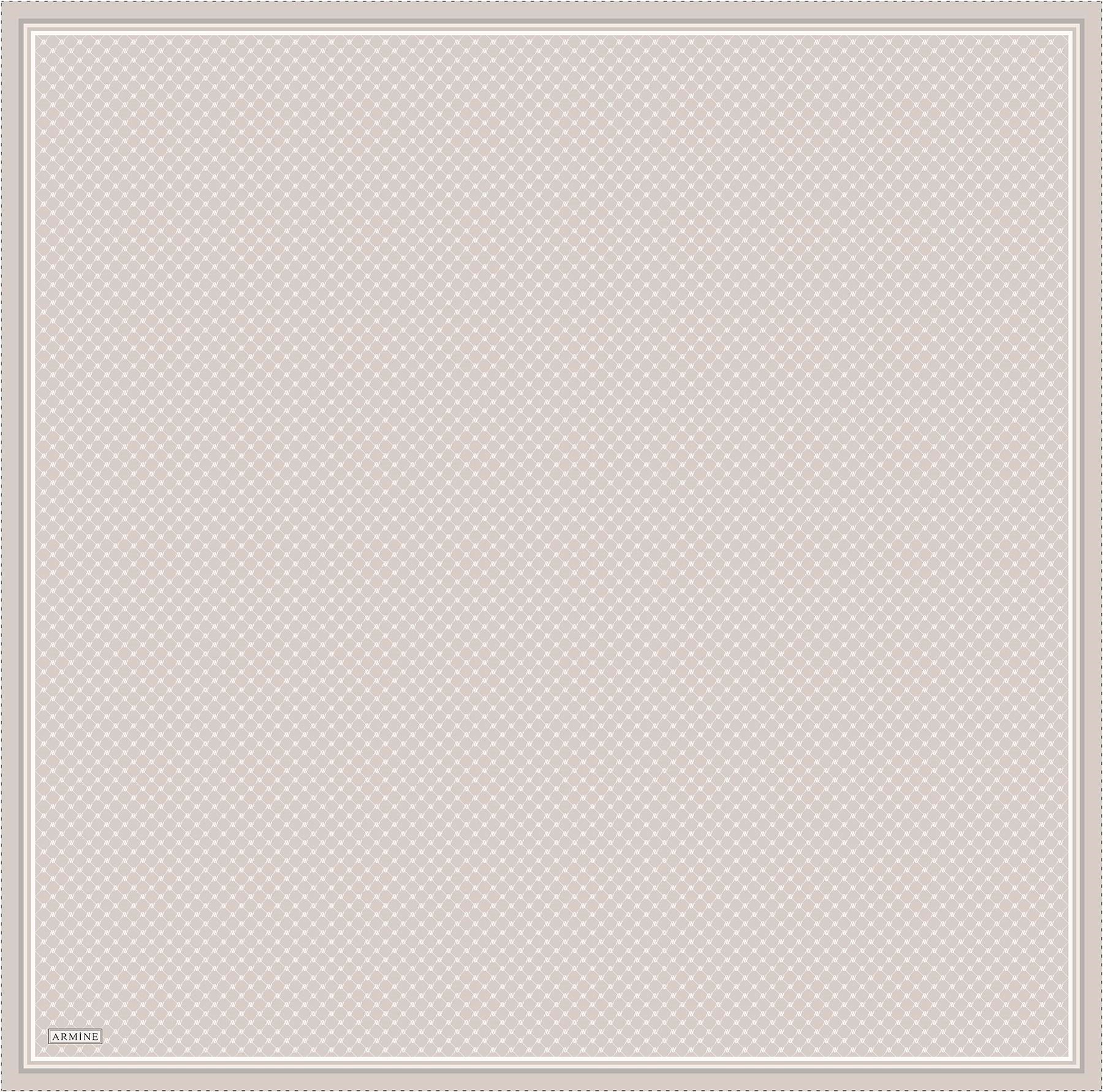 Armine İpek Eşarp 2025 Yaz - 9345-86 Bej Twill
