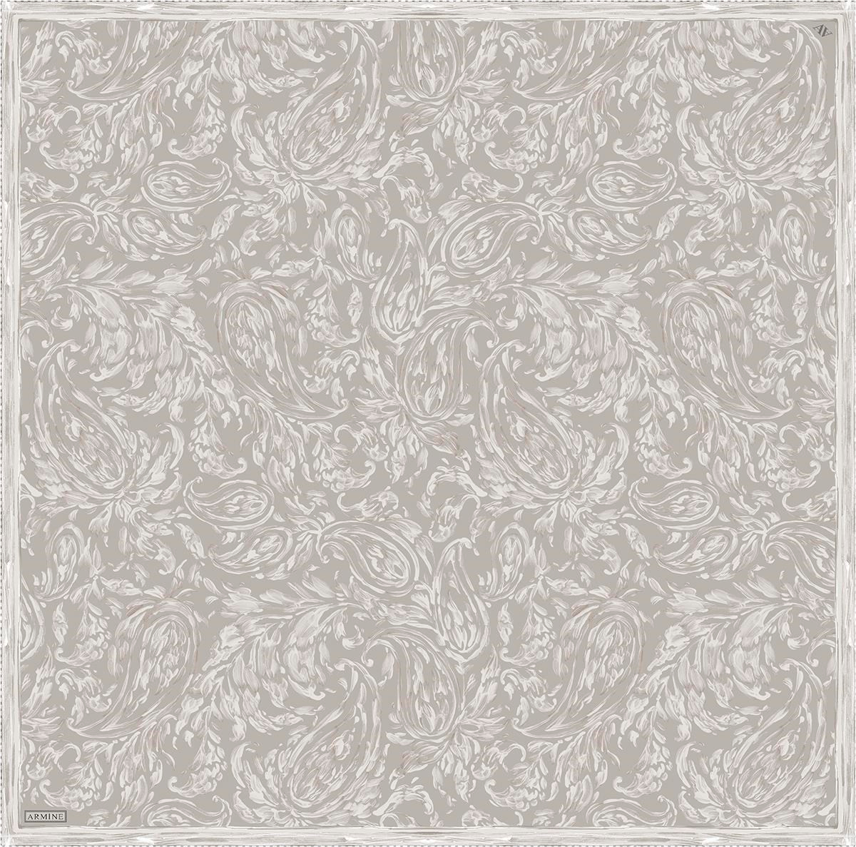Armine İpek Eşarp 2026 Kış - 9431-85 Açık Taş Twill