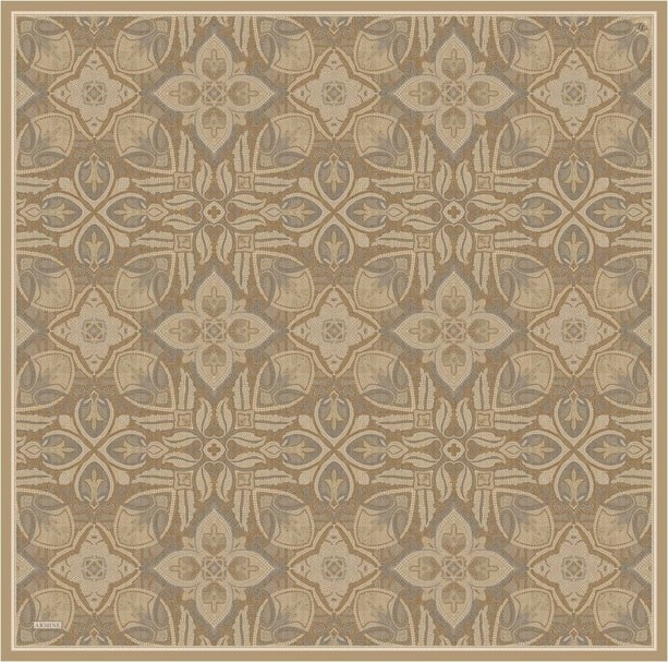 Armine İpek Eşarp 2026 Yaz - 9540-05 Gold Twill