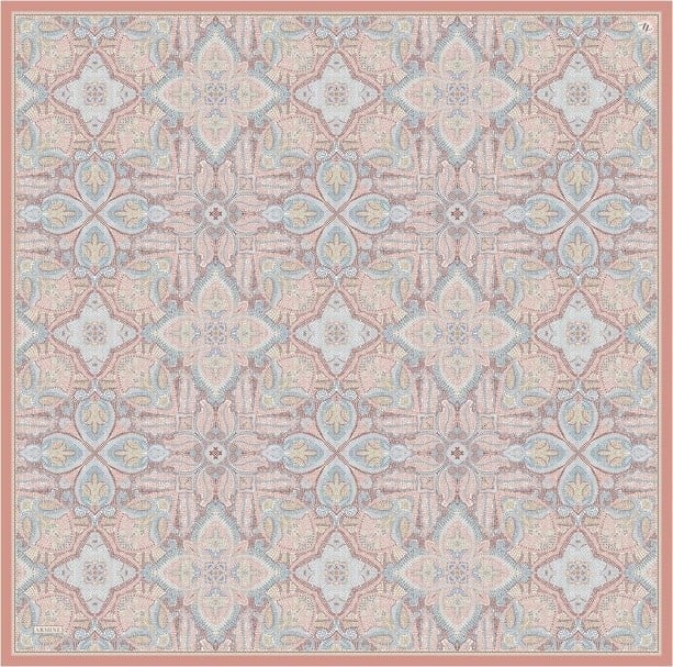 Armine İpek Eşarp 2026 Yaz - 9540-36 Turuncu Twill