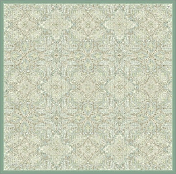 Armine İpek Eşarp 2026 Yaz - 9540-54 Yeşil Twill
