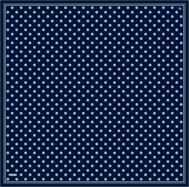 Armine İpek Eşarp 2026 Yaz - 9544-81 Lacivert Twill