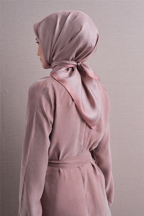 Armine İpek Eşarp 2027 Kış - 9601-35 Pudra Twill