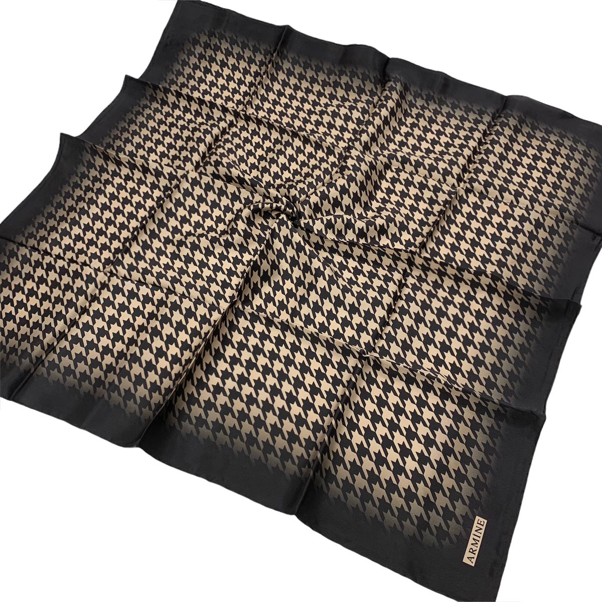 Armine İpek Eşarp Nostalji 2638-02 Twill - Kazayağı Desen
