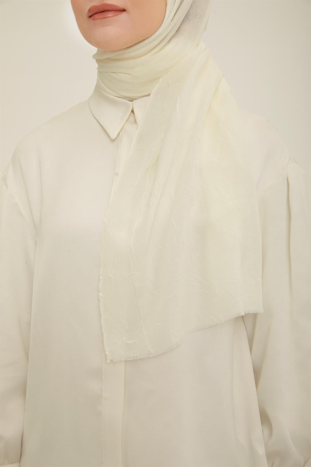 Armine Trend Bambu Şal - Krem 01